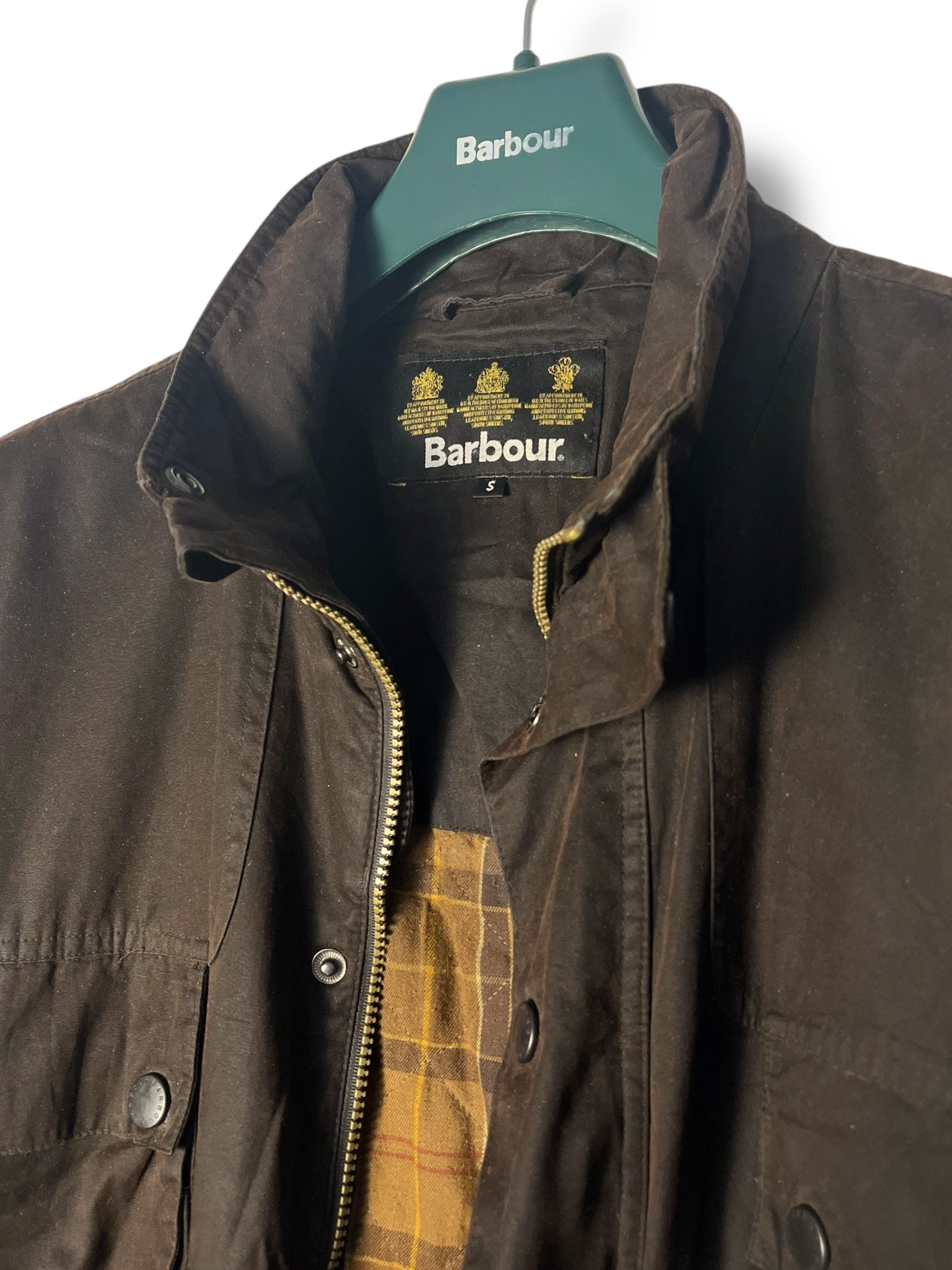 Barbour Morse Jacket T393 Vintage Dark Brown (Size S, fits like L