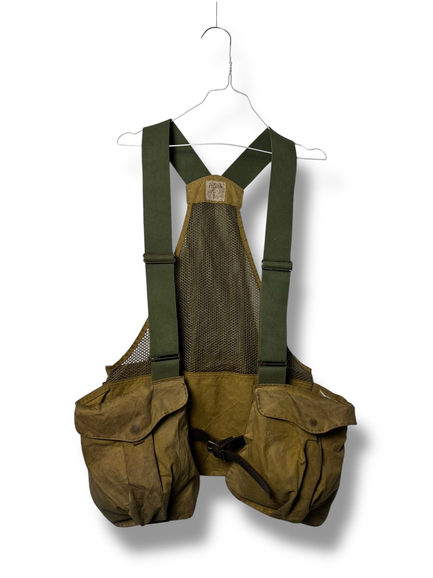 Filson Vintage Hunting Vest – Waxed Cotton – One Size