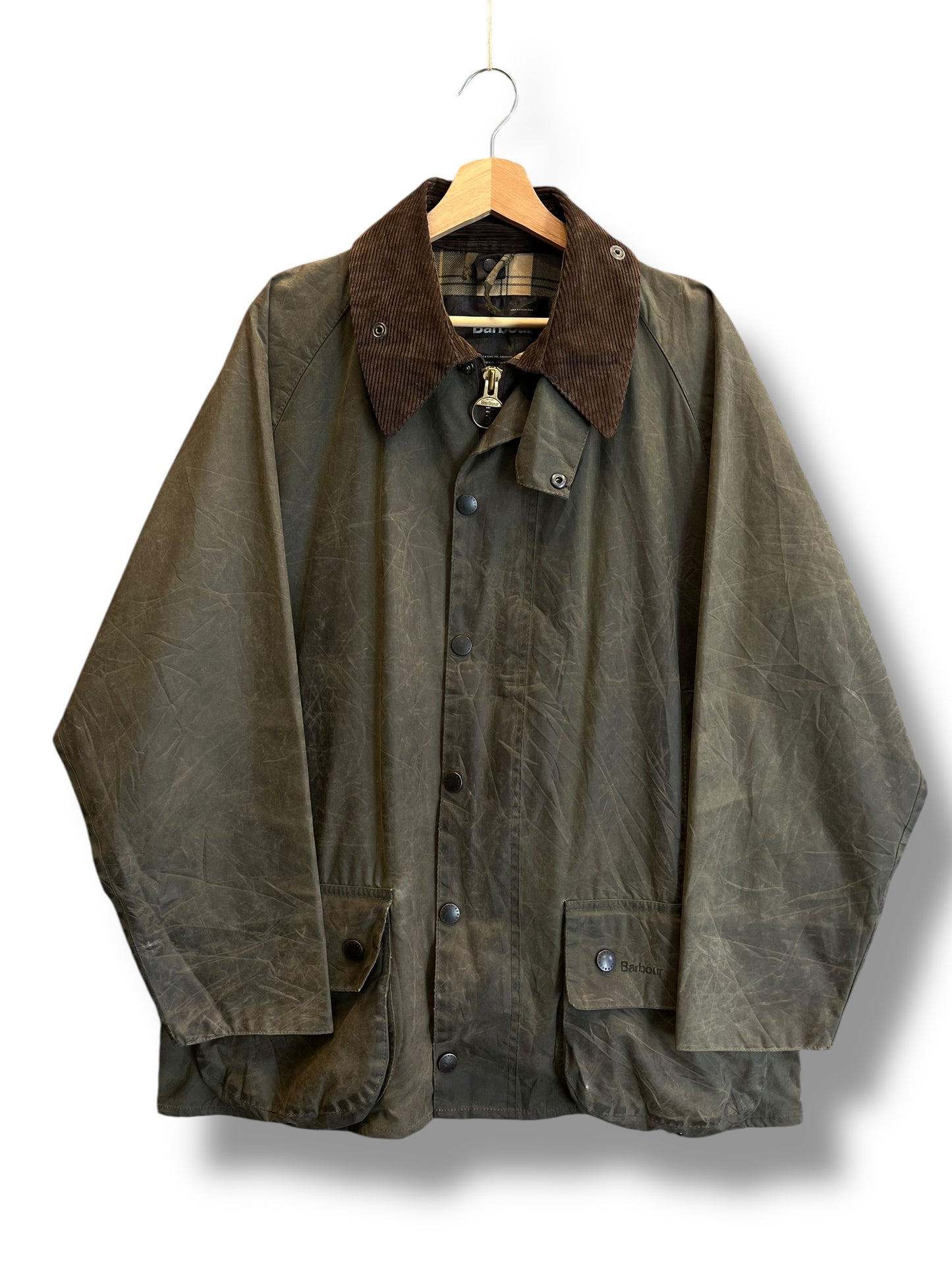 Barbour Beaufort C44 Sage Green 2000 Waxed Jacket Made England