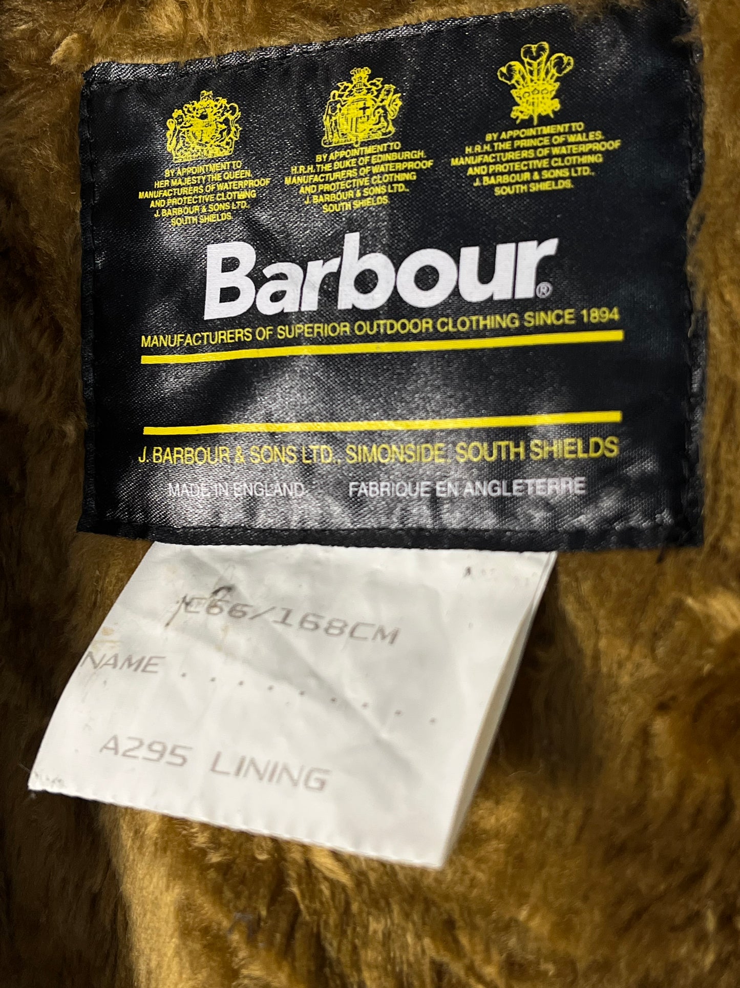 Barbour Vintage Body Warmer C66 Liner – Button Clip