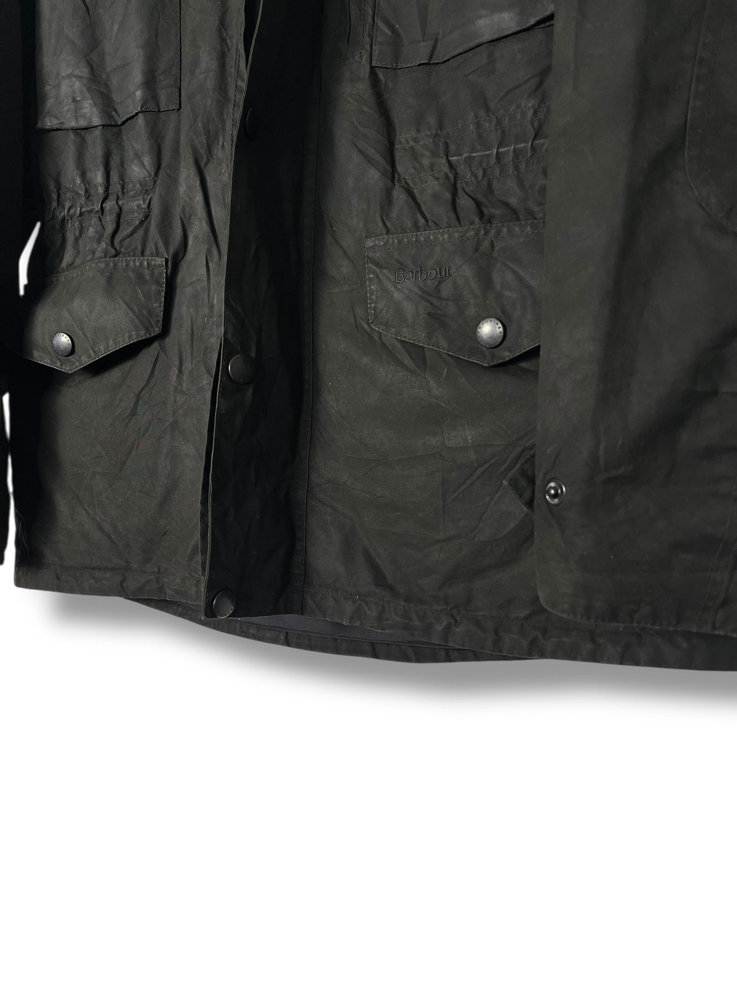 Barbour Sapper Wax Jacket M Black Vintage 2000’s