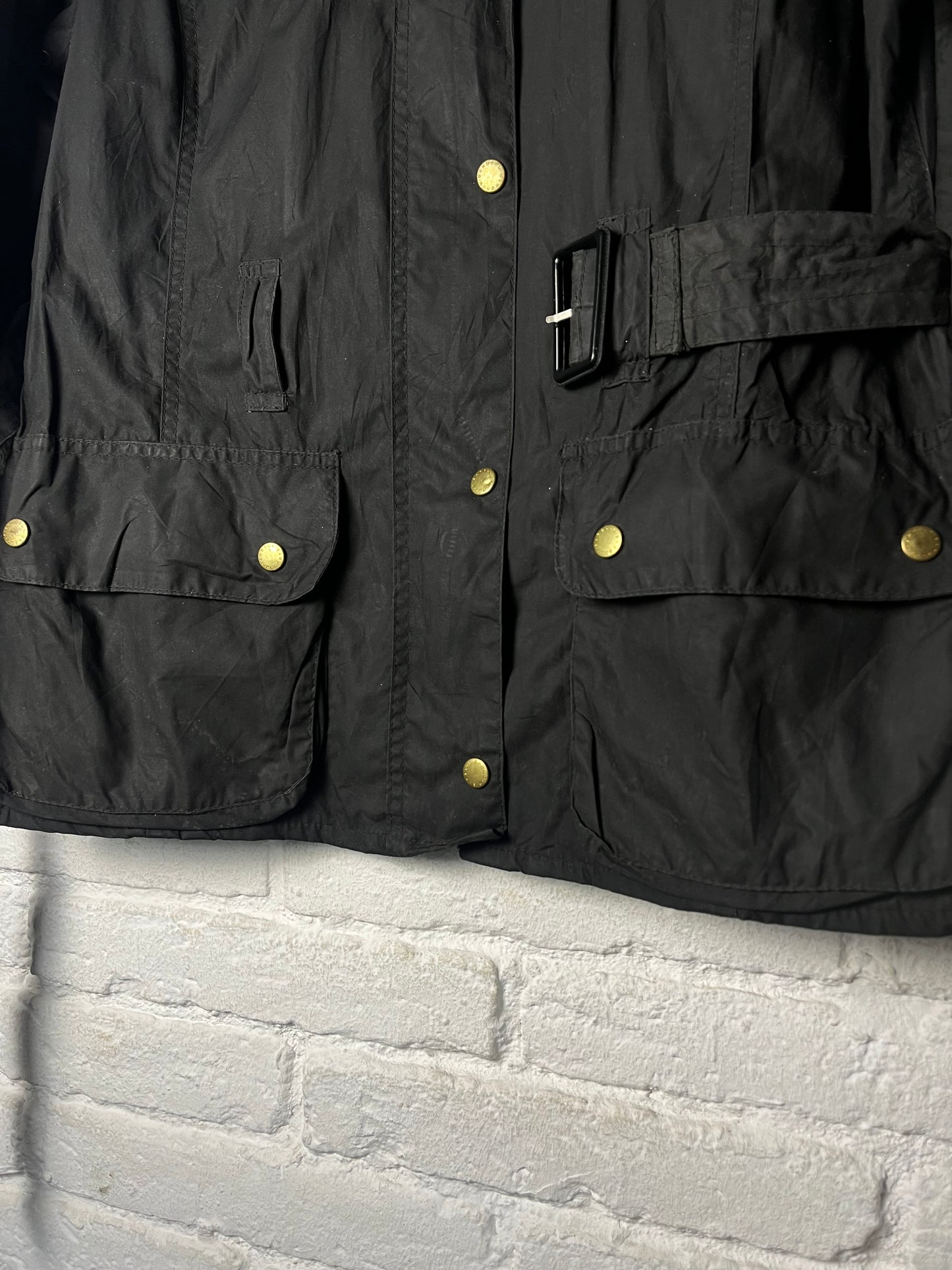Barbour International Flyweight Jacket – Black – Size 16/XL