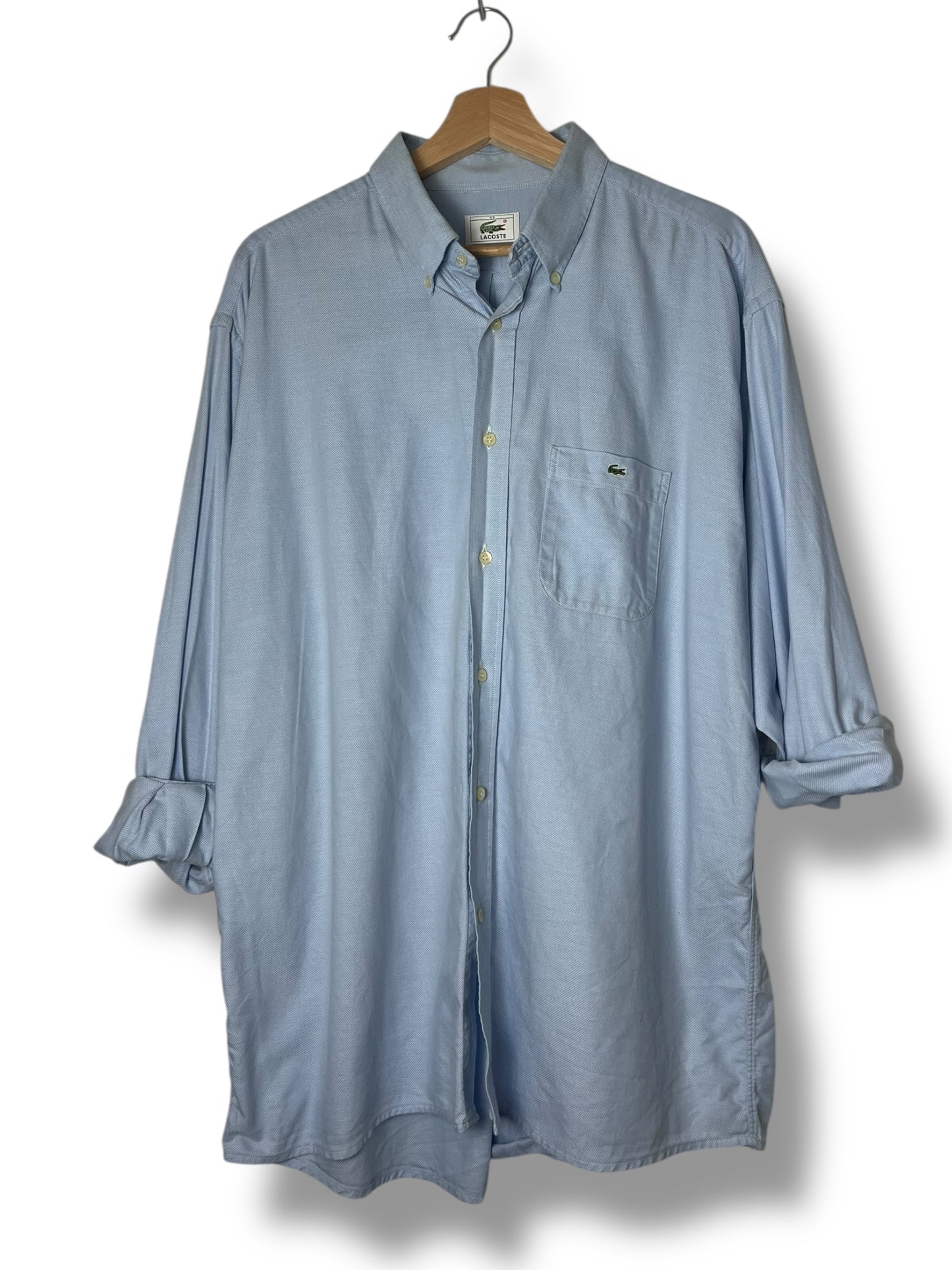 Lacoste Classic Fit Vintage Shirt – Light Blue