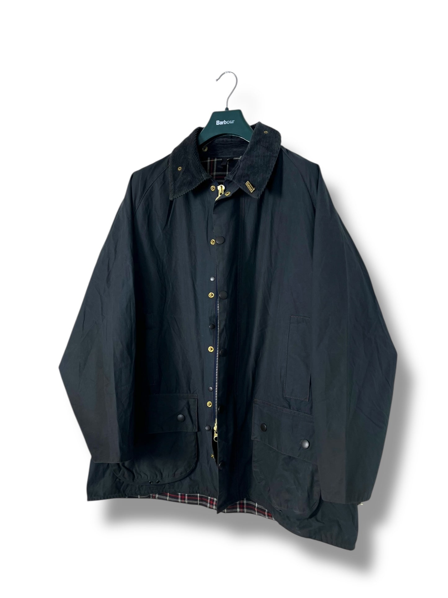 Barbour Beaufort Wax Jacket C48 – Navy (2000s)