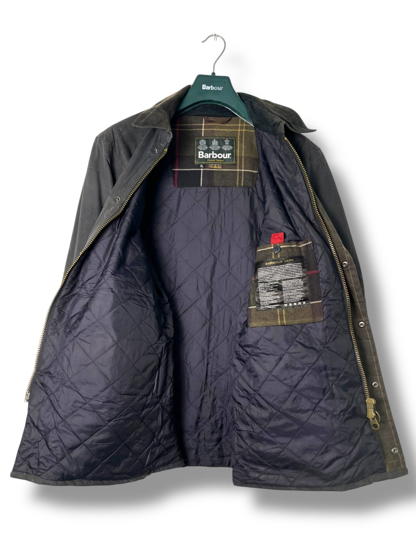 Barbour Digby Wax Jacket – Blue / Navy – XL (fits Large)