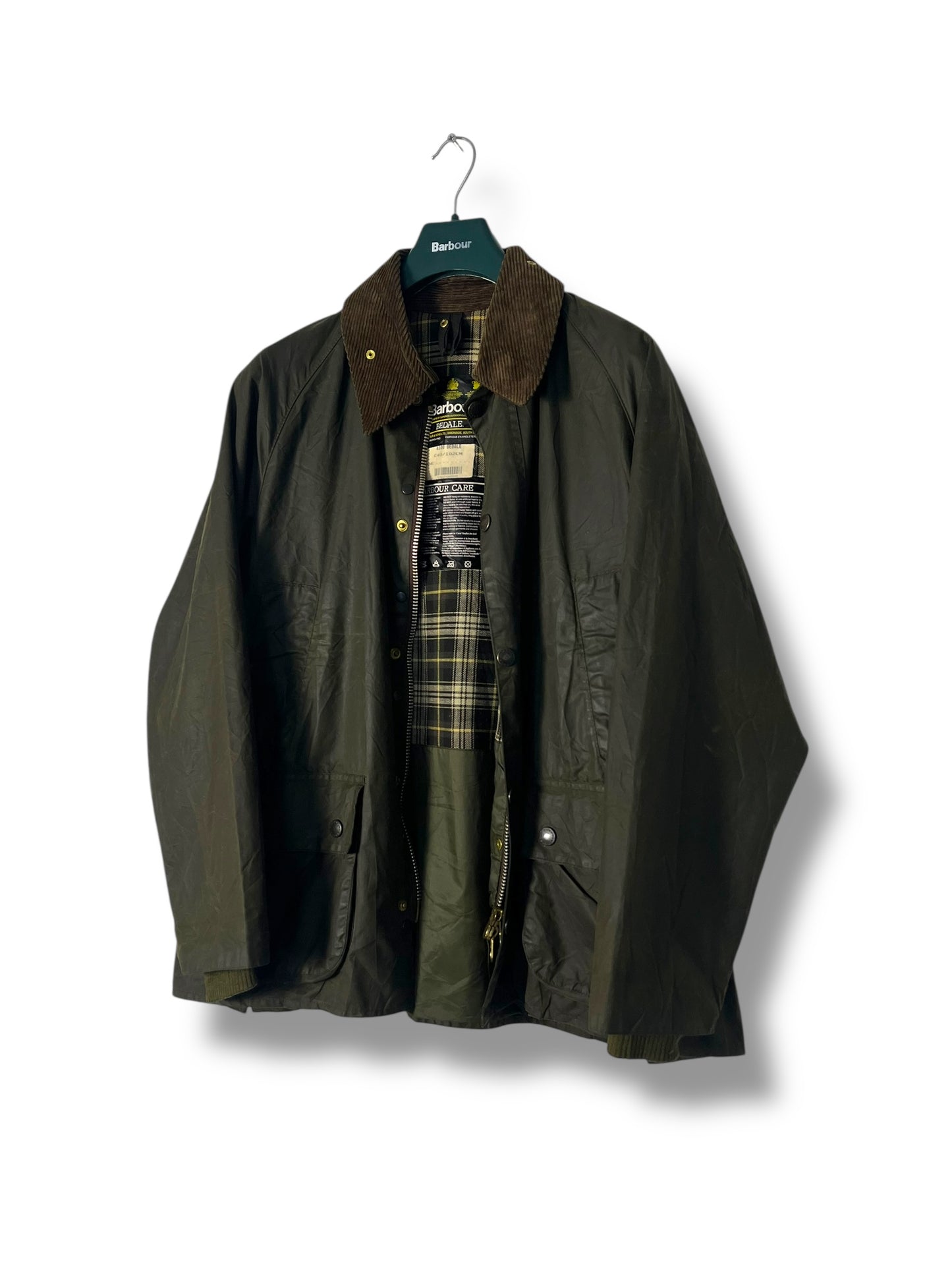 Barbour Bedale C40 Vintage Olive 1993 – Iconic Wax Jacket