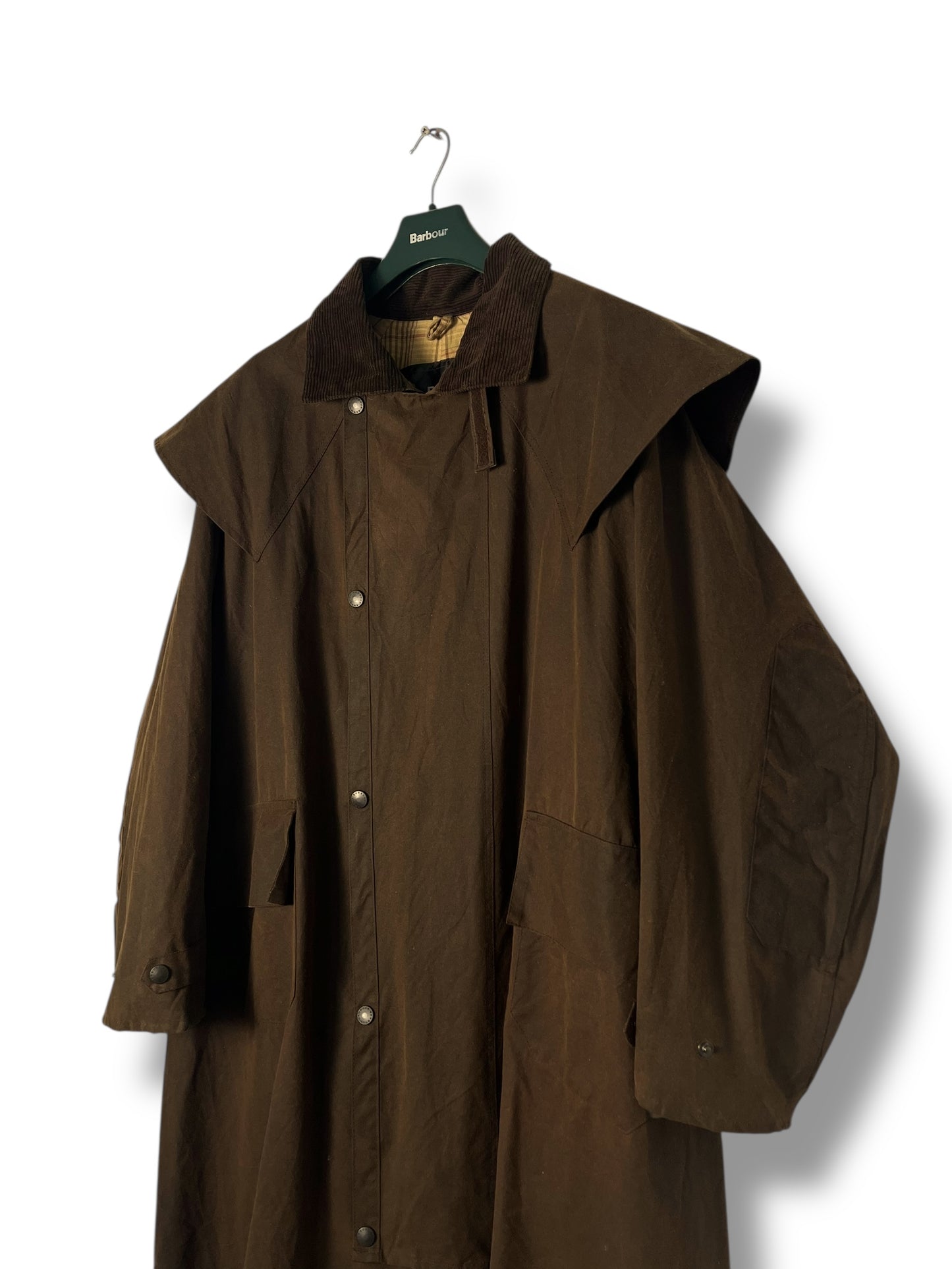 Barbour Stockman Wax Coat Brown XXL (2000s)