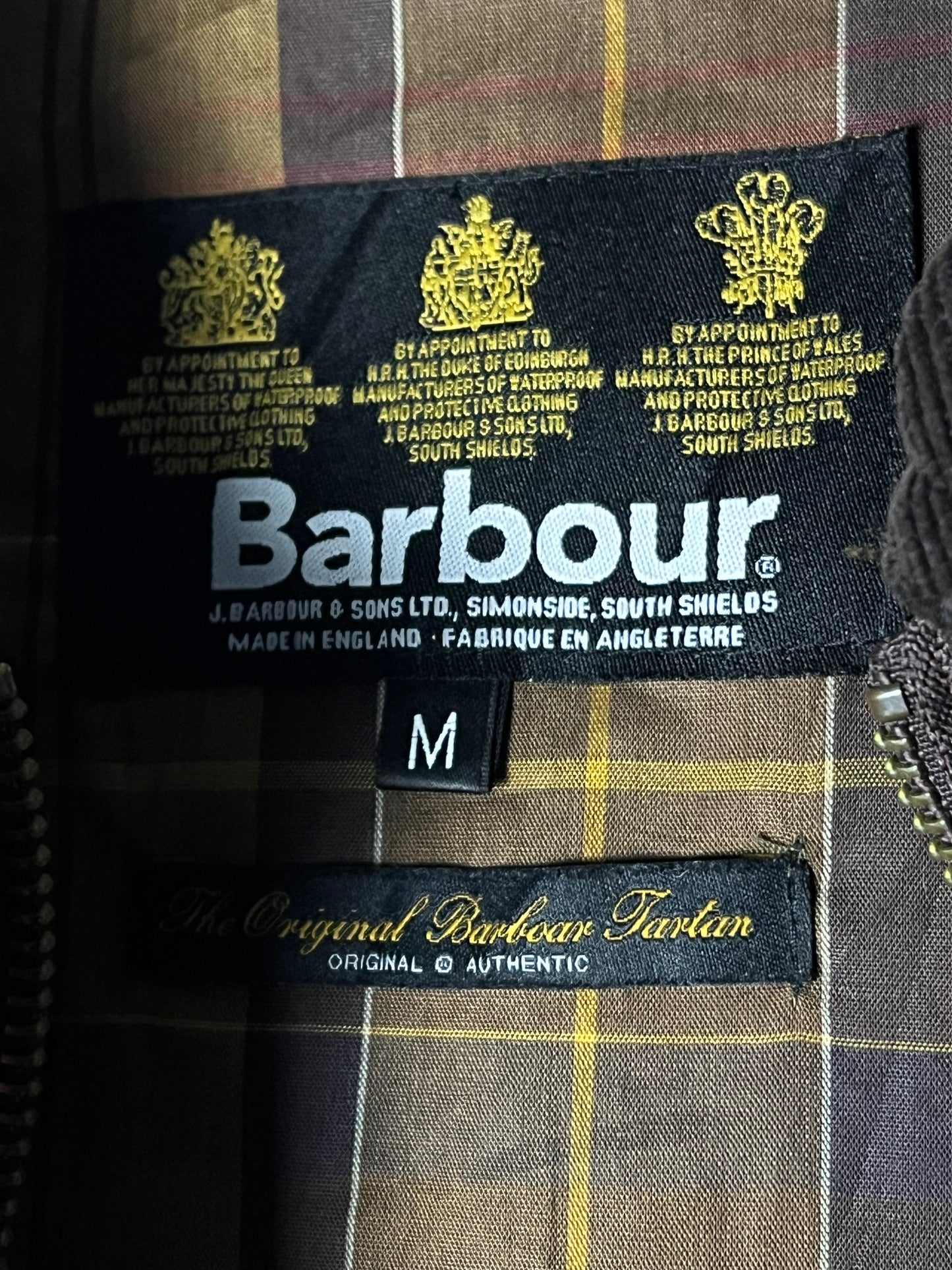 Barbour Flyweight Wax Jacket – Brown – Size M (Fits L)