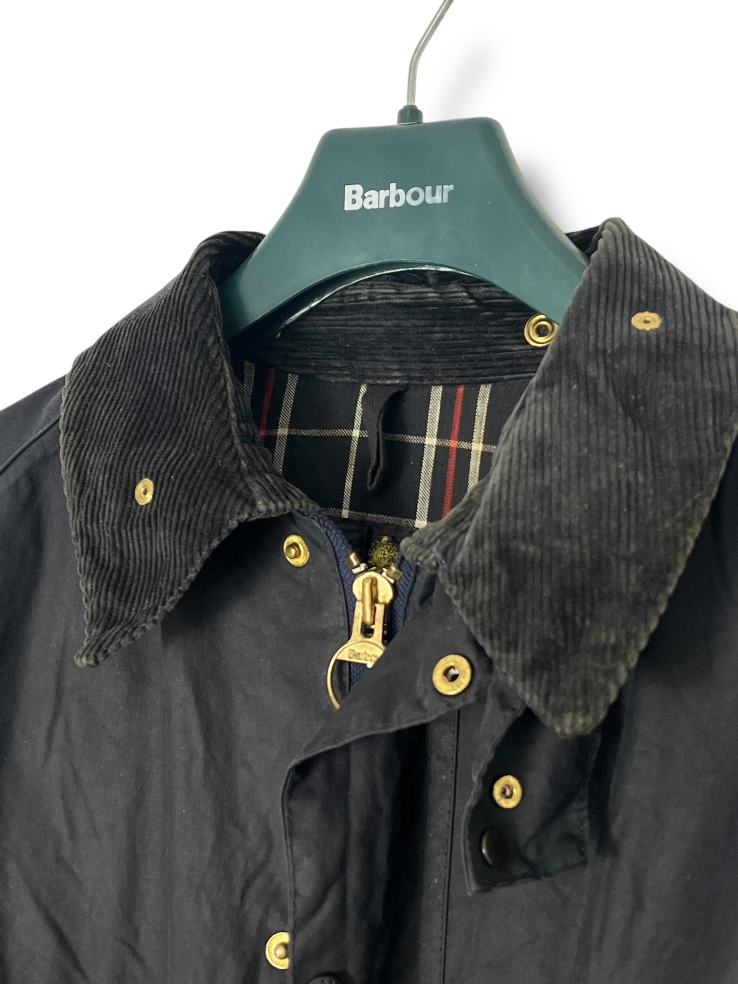 Barbour Bedale C44 – 1987- 4 Pockets Navy Blue