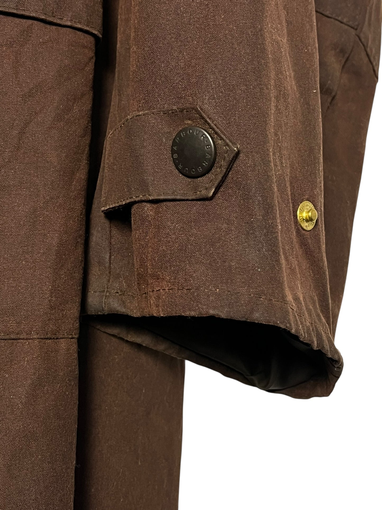 Barbour Backhouse Stockman Wax Coat Brown C46 90s Rare Long Coat