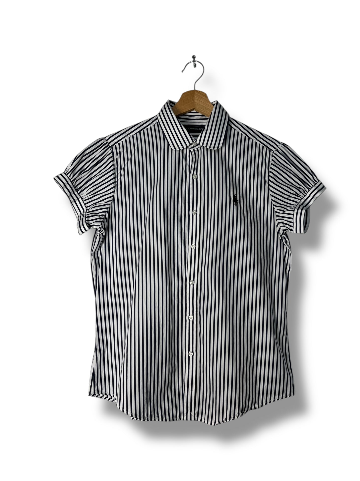 Ralph Lauren Sport Edition Women’s Striped Shirt Black/White – Size M