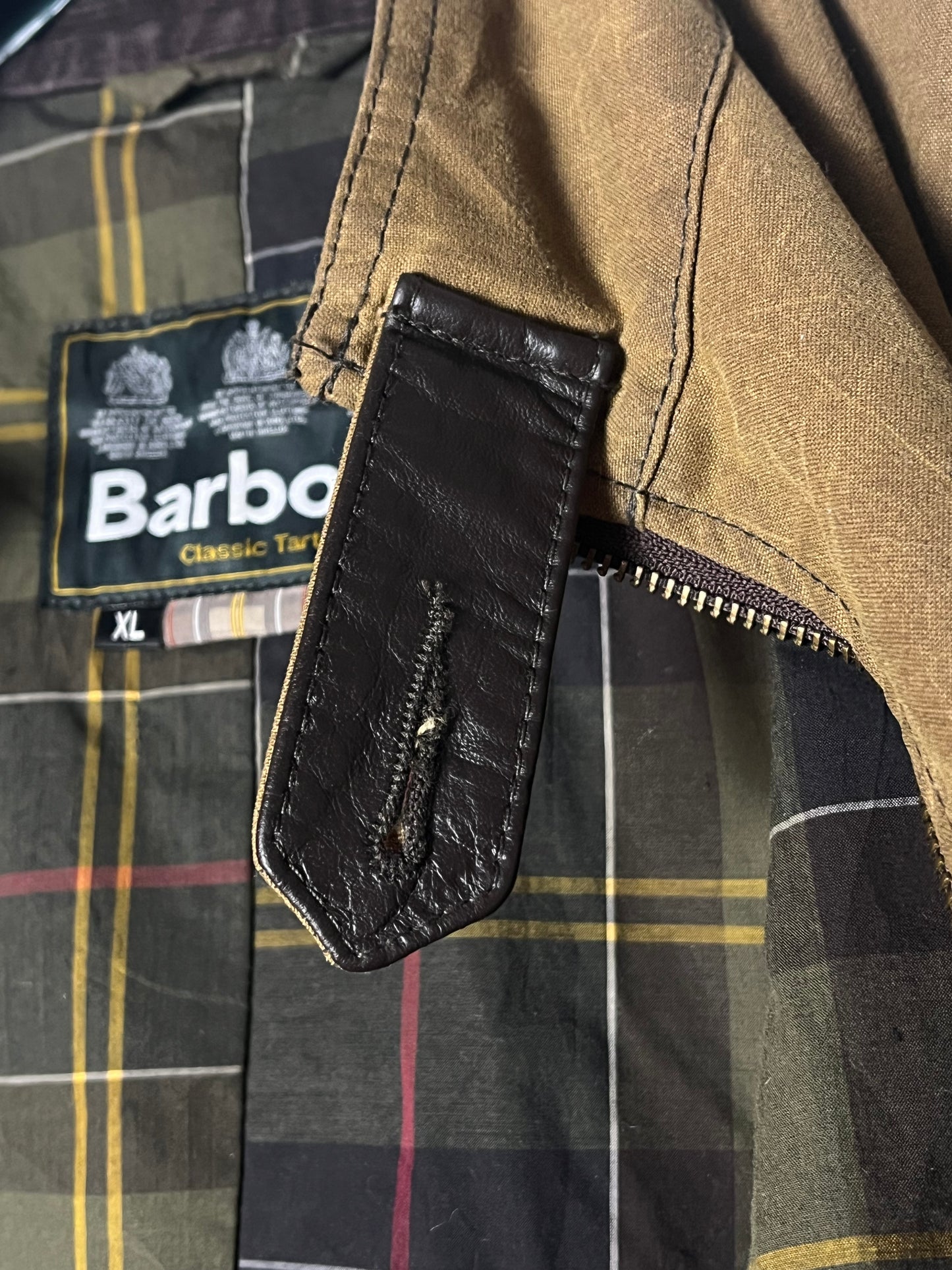 Barbour Nixol Wax Jacket – Mustard – Vintage – Fits L (Tagged XL)