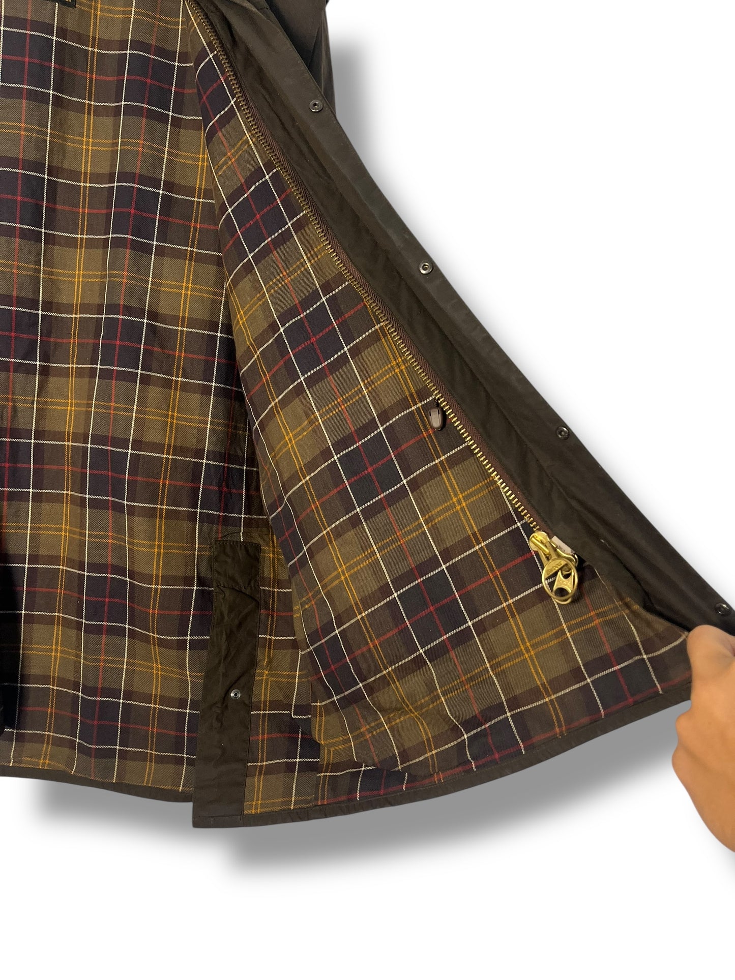 Barbour Beaufort C46 Vintage Waxed Jacket – Olive (2000)