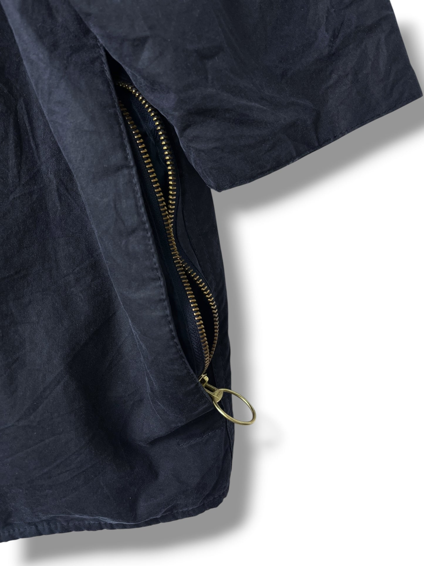 Barbour Beaufort A155 Wax Jacket Navy 1995 C46 XL Vintage Rewaxed