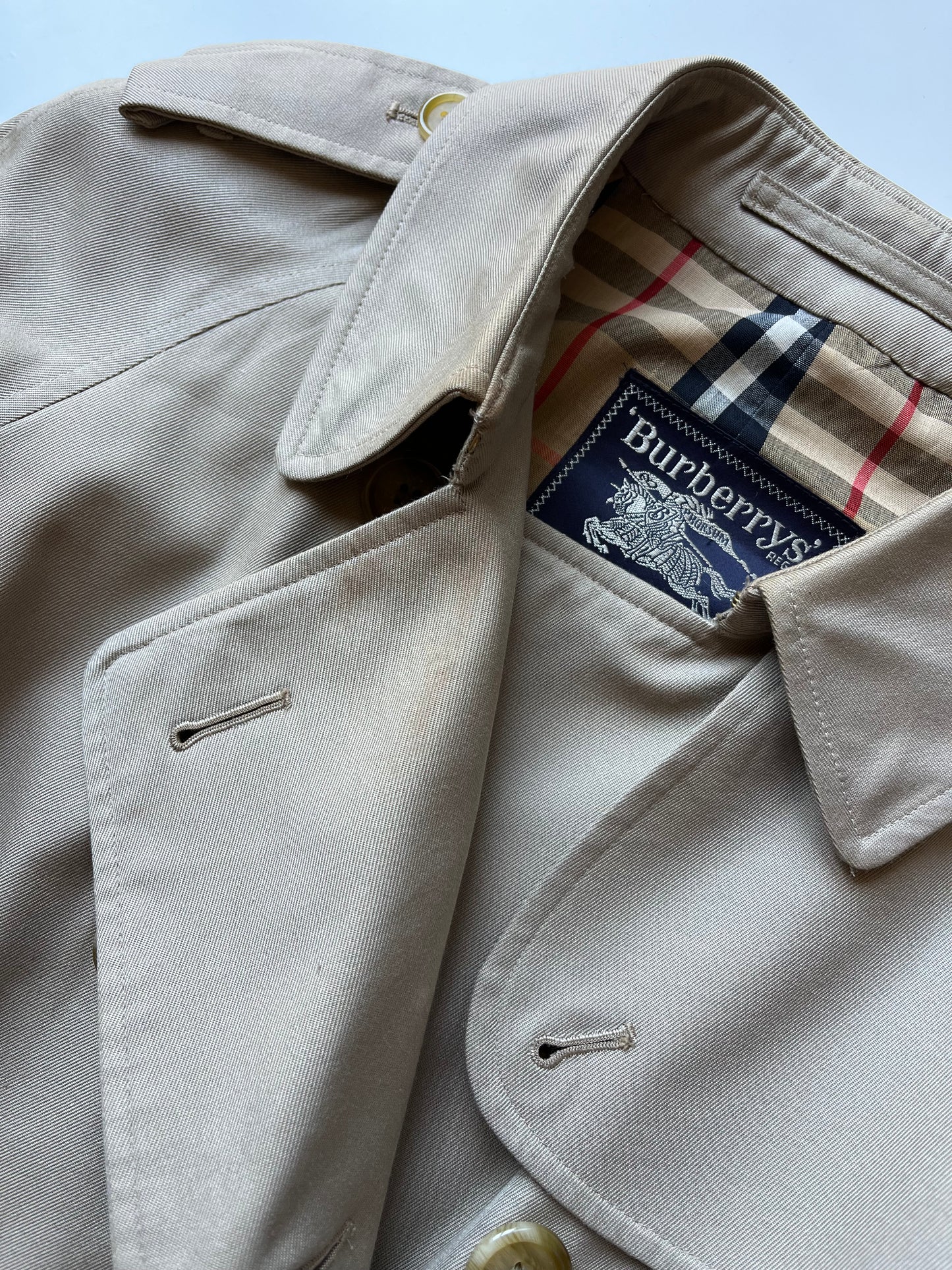 Original 90’s Vintage C83A Burberry Long Trench Belted