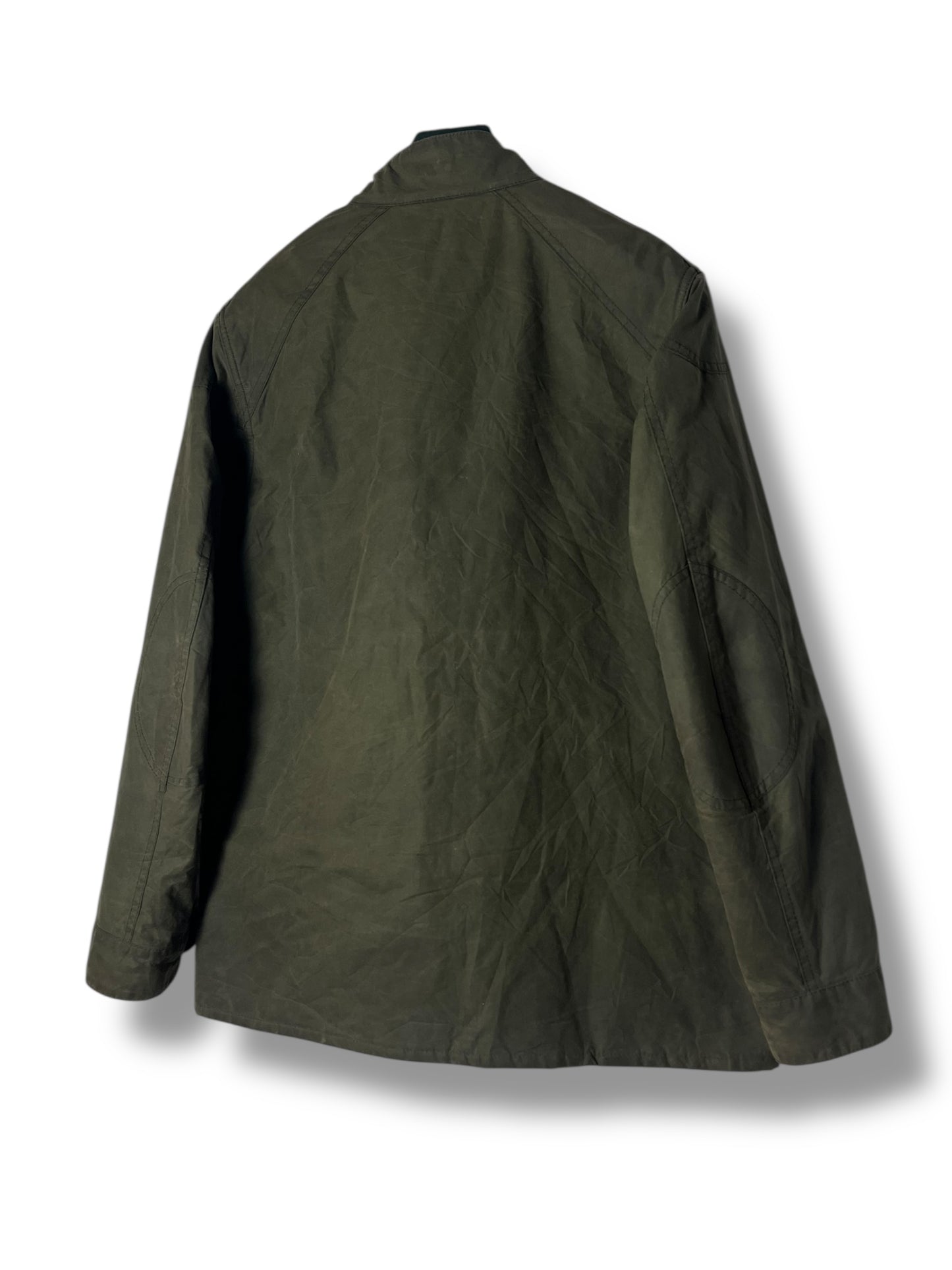 Barbour International Blackwell Wax Jacket – Sage Green – Size L - Selected by Draps