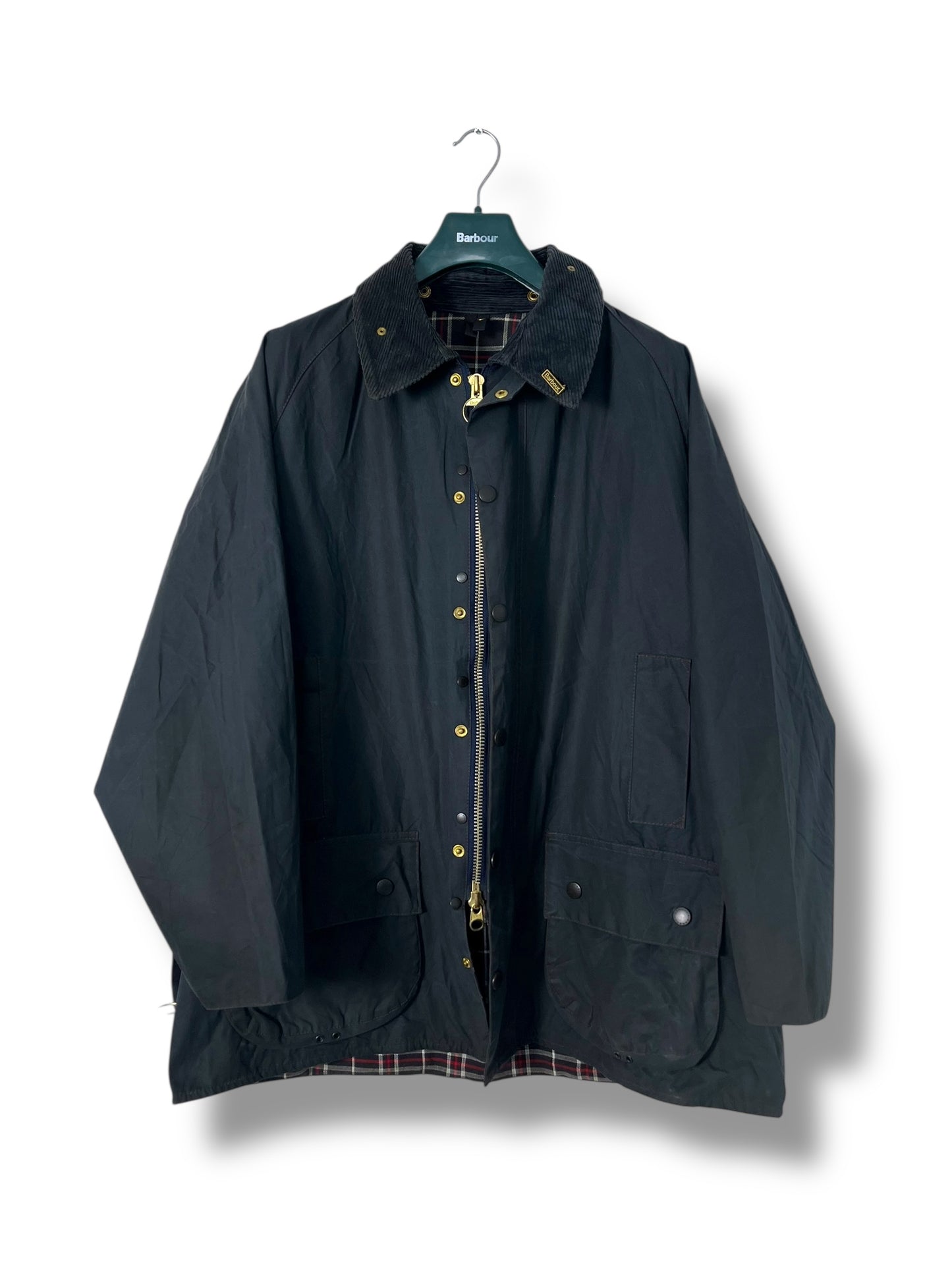 Barbour Beaufort Wax Jacket C48 – Navy (2000s)