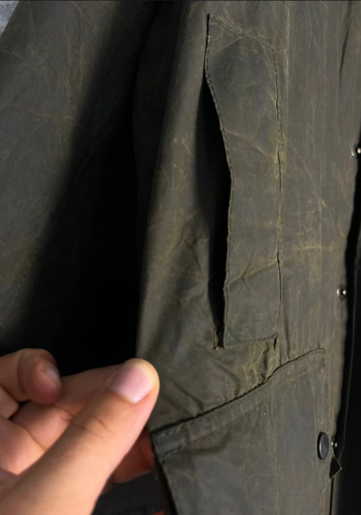 Barbour Border Jacket C42/107CM Vintage Olive Green