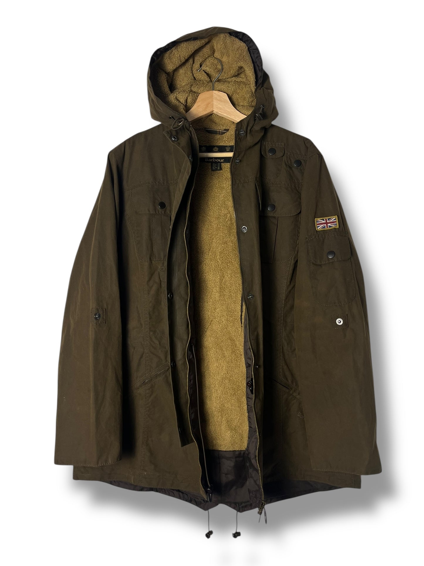 Barbour Winter Force Parka Olive UK18 XL