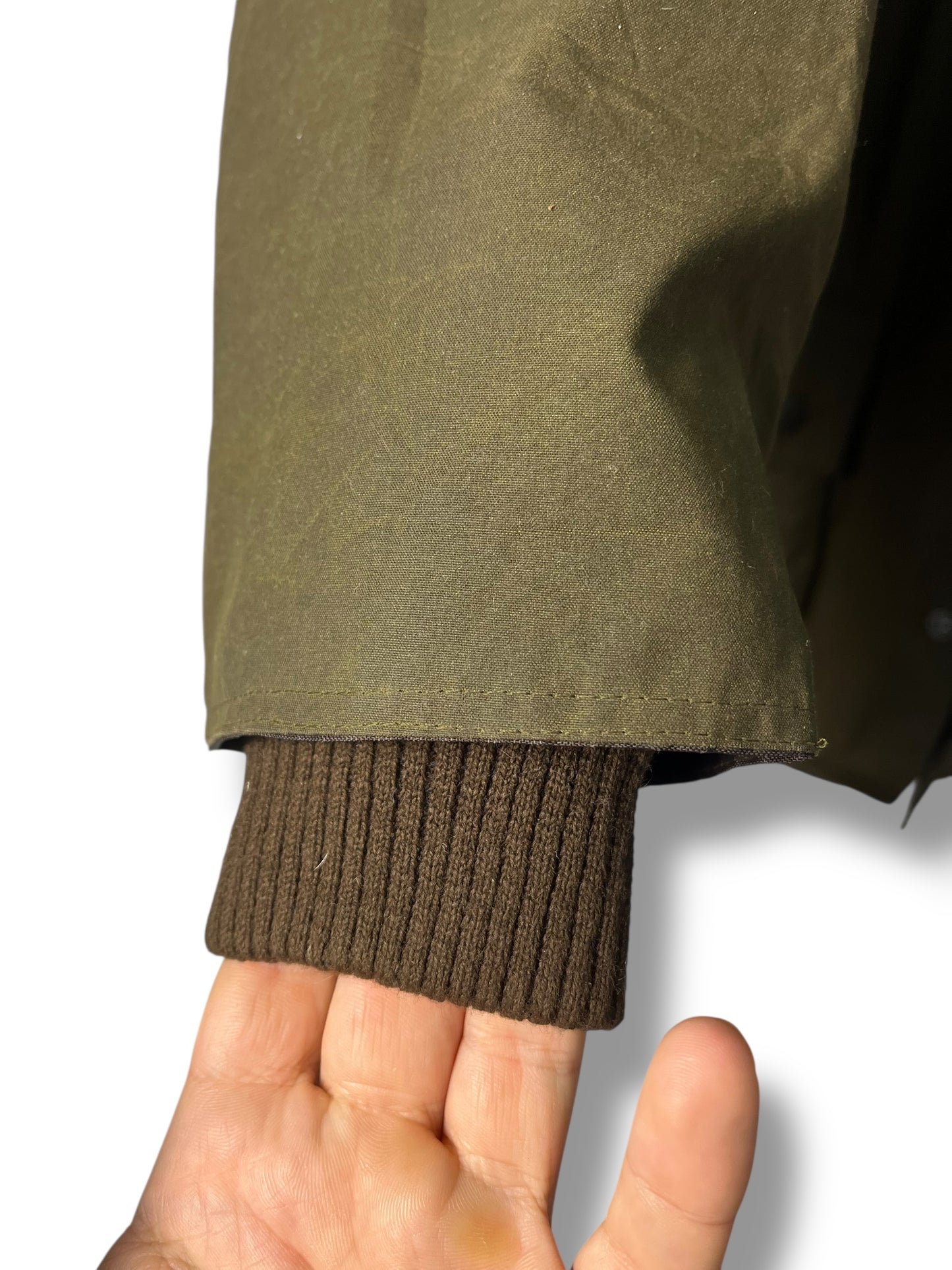 Barbour Winter Bedale Wax Jacket – XXL – Olive – Made in England