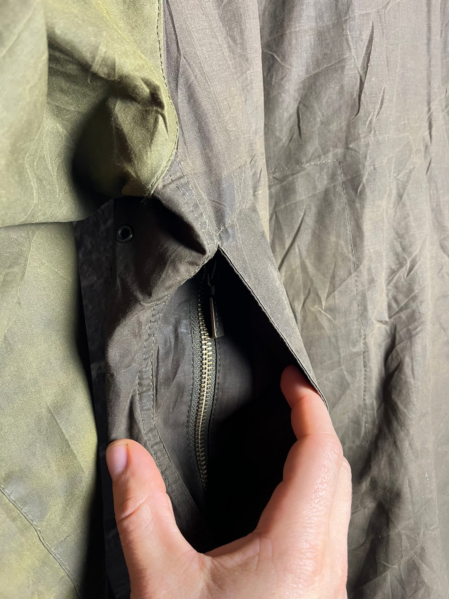 Barbour Customised Bedale – Dept (B) Lightweight Wax Jacket Green M