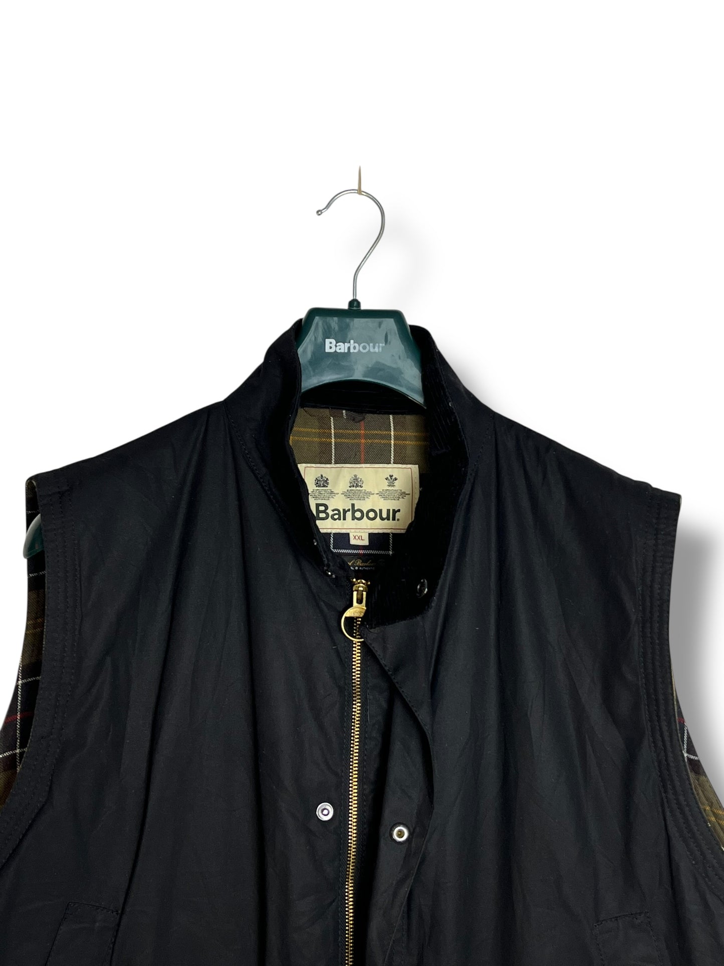 Barbour New Westmorland Waxed Cotton Gilet Navy Blue XXL Heritage Vest