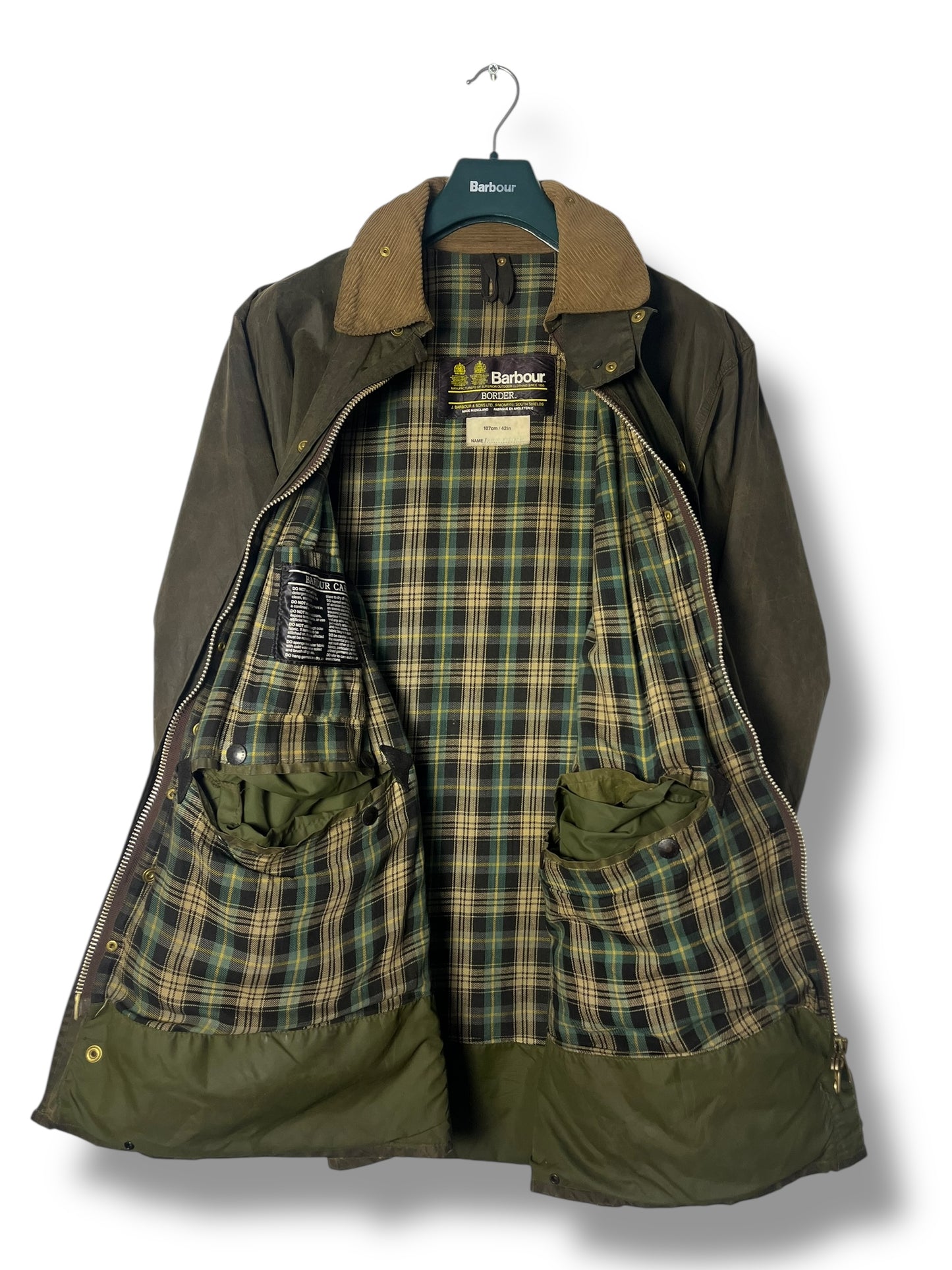 Barbour Border Wax Jacket C42 – 1985 – Vintage