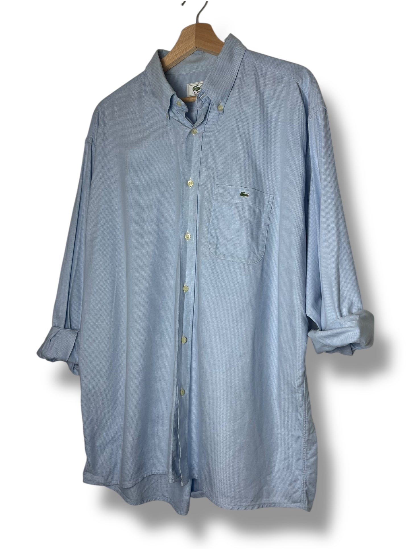 Lacoste Classic Fit Vintage Shirt – Light Blue