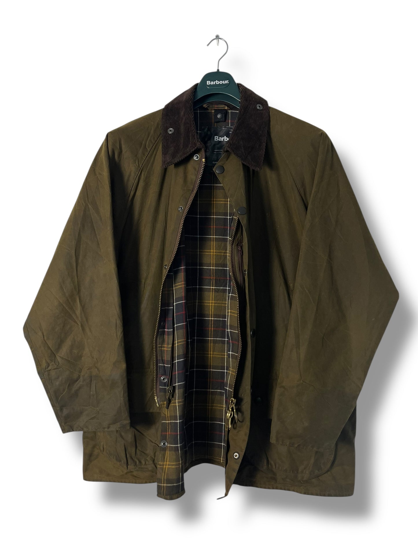 Barbour Beaufort C46 Vintage Waxed Jacket – Olive (2000)