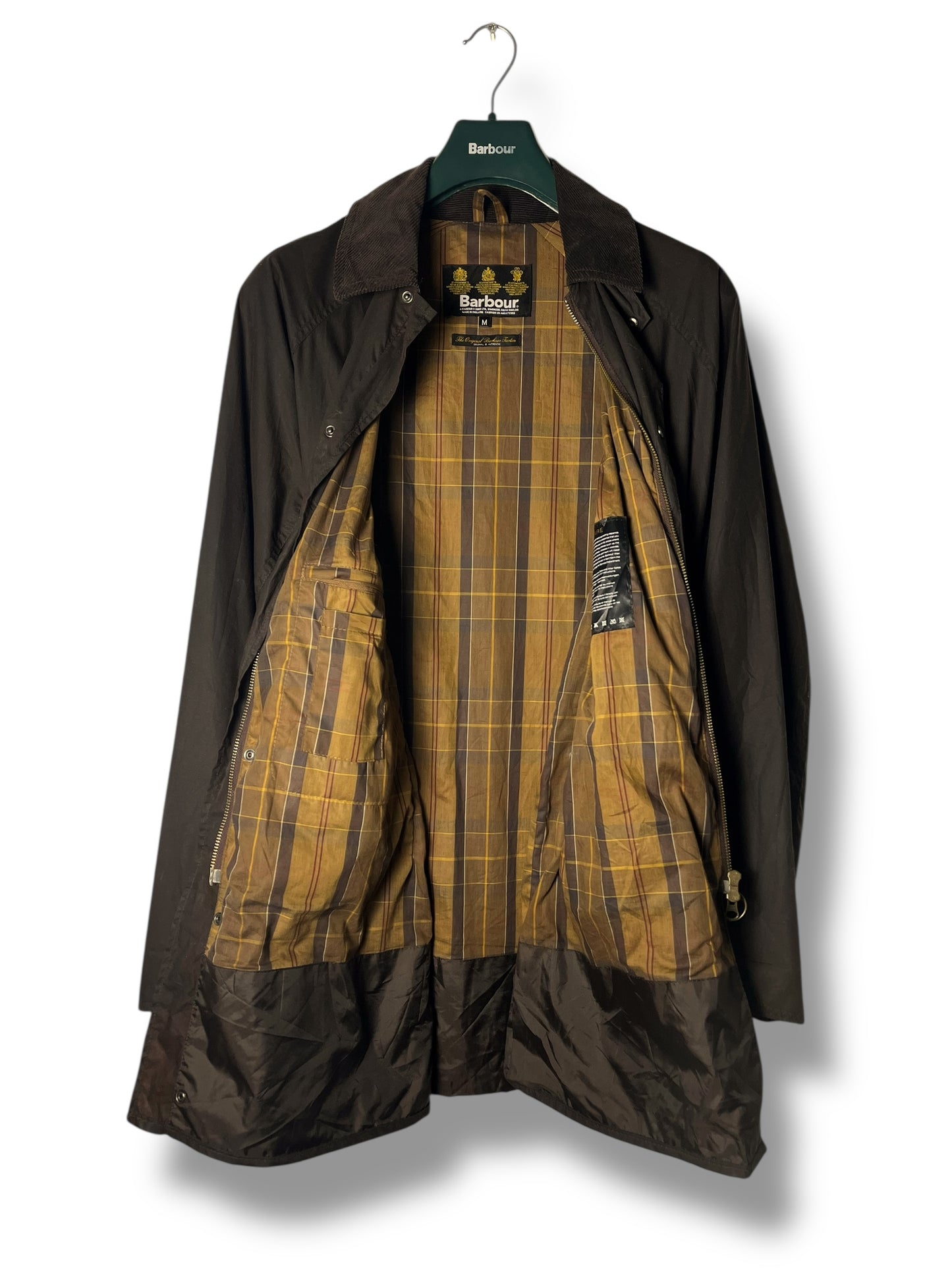 Barbour Flyweight Wax Jacket – Brown – Size M (Fits L)