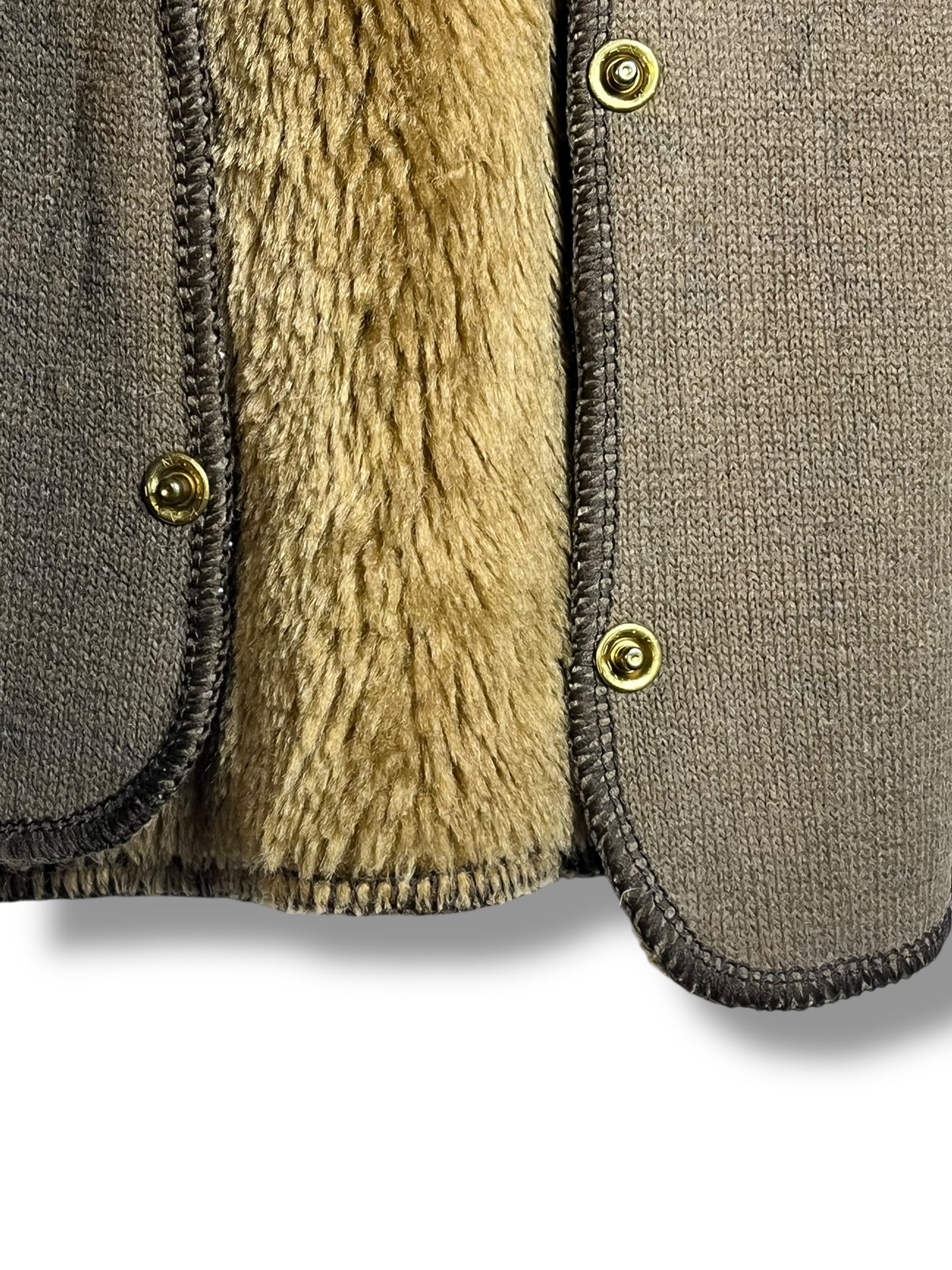 A297 Barbour Vintage C44 Bodywarmer Liner Button Version