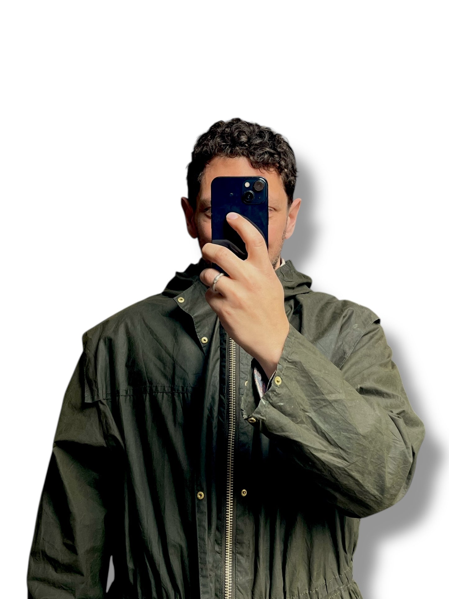 Barbour Unlined Durham – C44 – Green – Wax Jacket