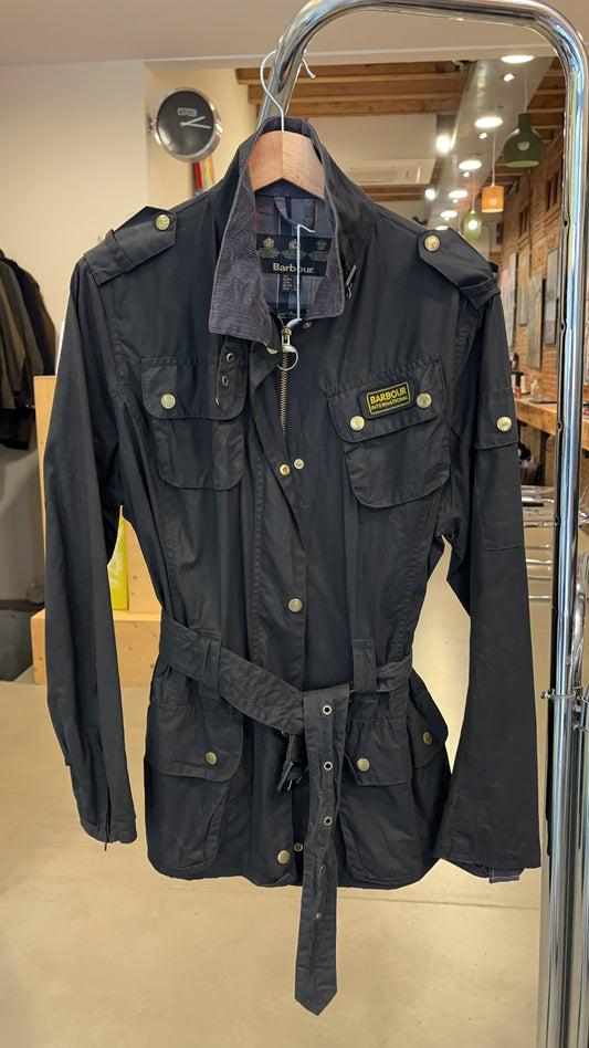 Barbour International Flyweight Jacket – Black – Size 16/XL