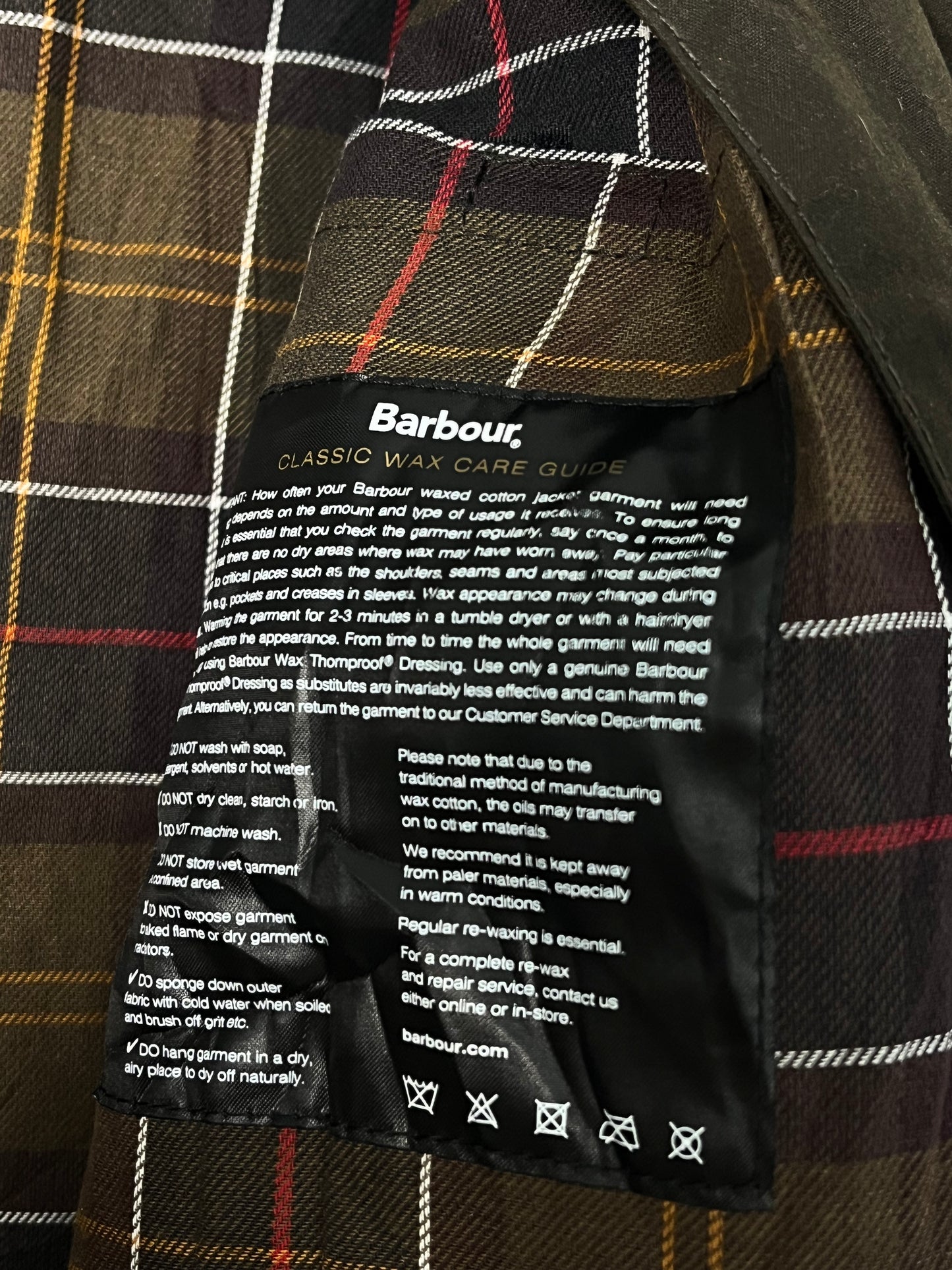 Barbour Ashby Wax Jacket – Dark Olive (Medium)