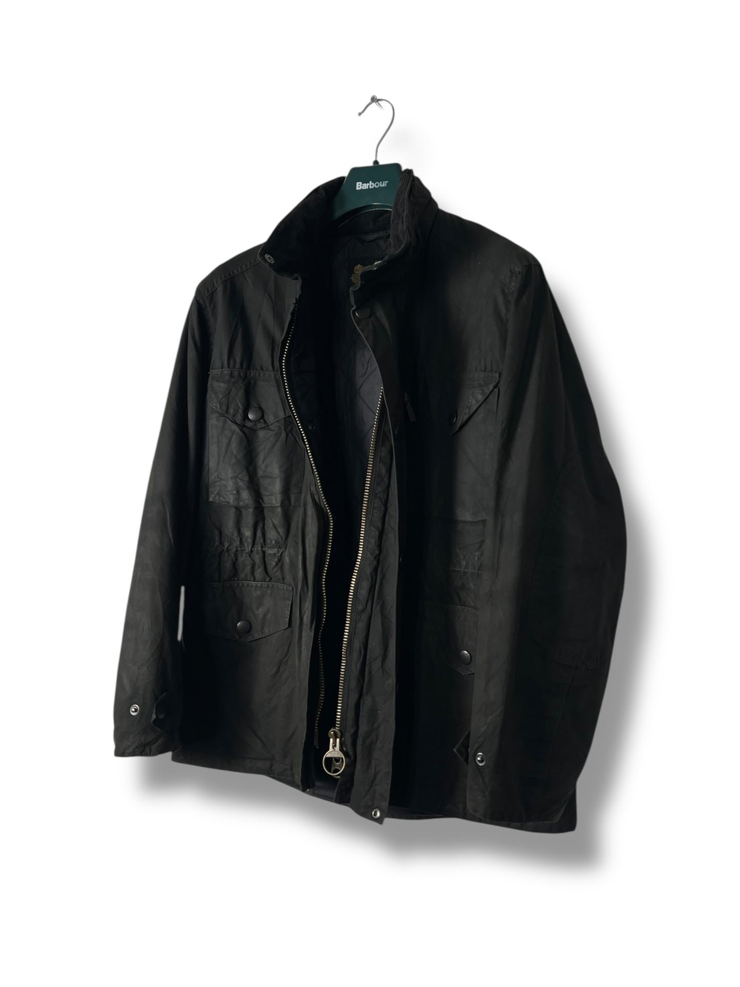 Barbour Sapper Wax Jacket M Black Vintage 2000’s