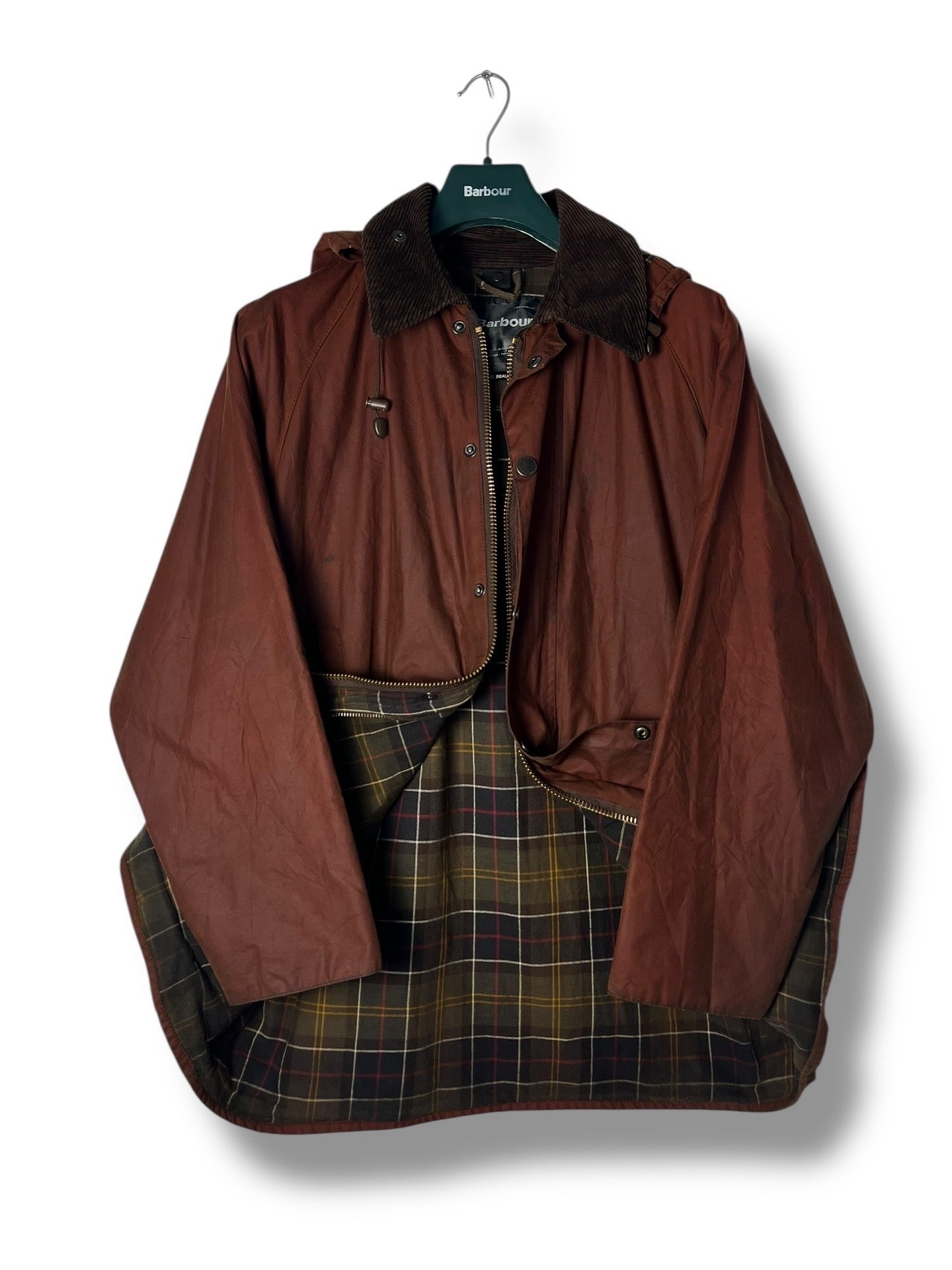 Barbour Beaufort Jacket – Rust – Vintage 2000s (C40/102cm) – Draps