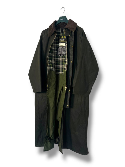 Barbour Burghley Coat C44 Sage – Rare Vintage 1994