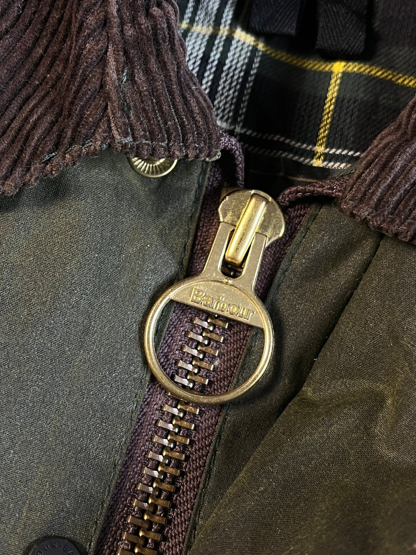 Barbour Bedale Wax Jacket – Sage Green – C36 (S) – 1990s