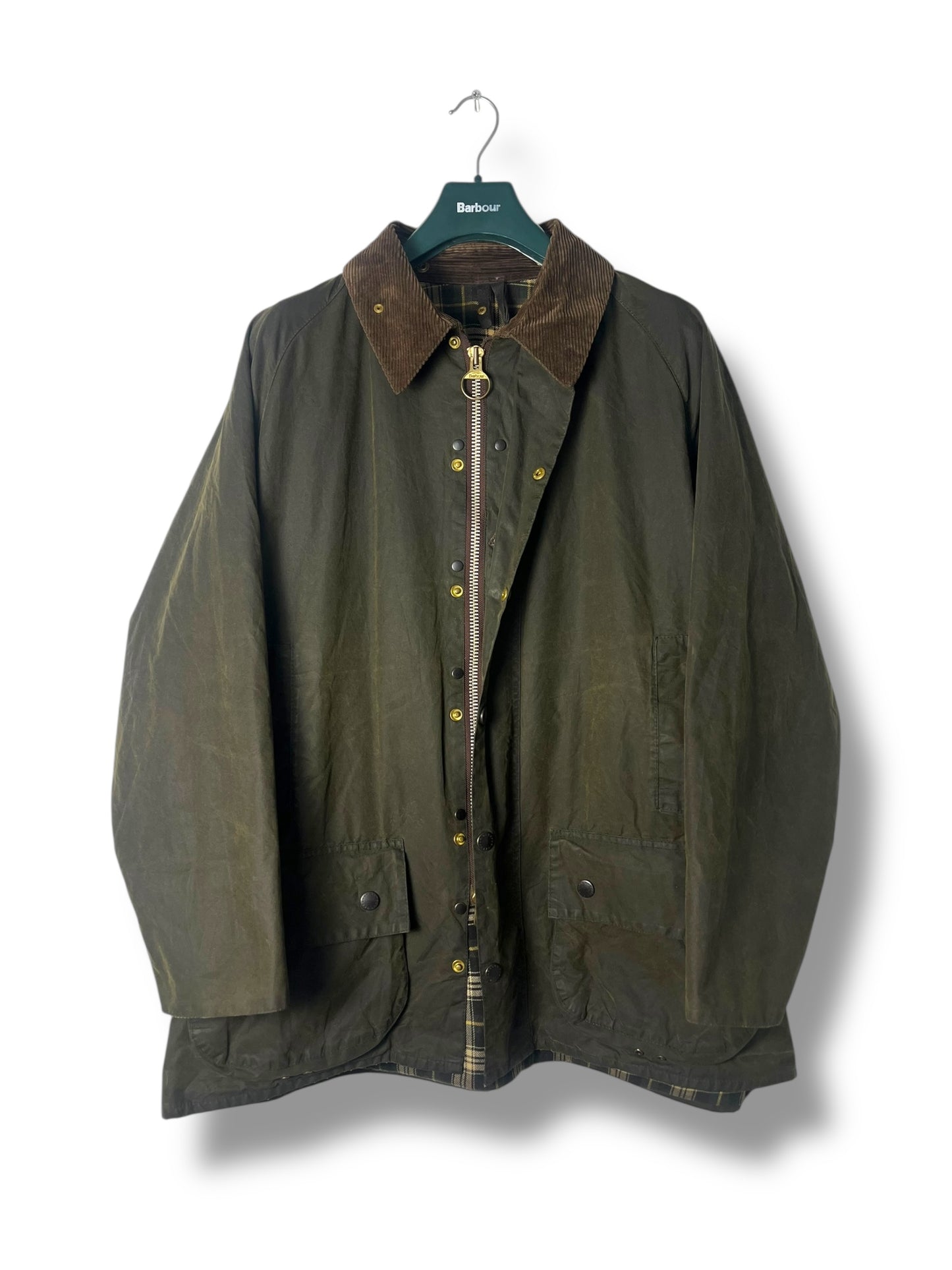 Barbour Beaufort Jacket – Sage Green (C48 / 124cm, 1993)