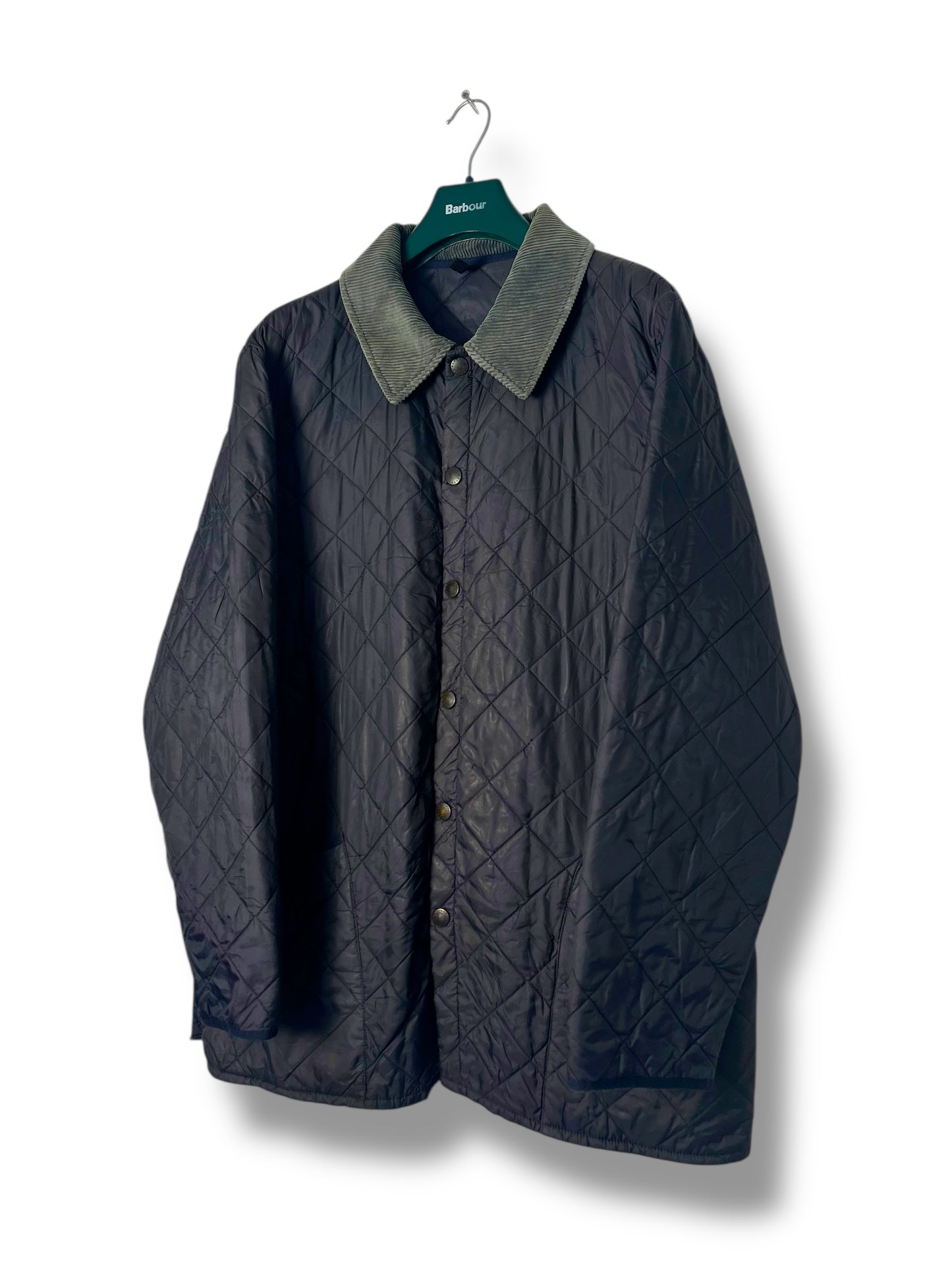Barbour Liddesdale Quilted Jacket Navy XL Vintage