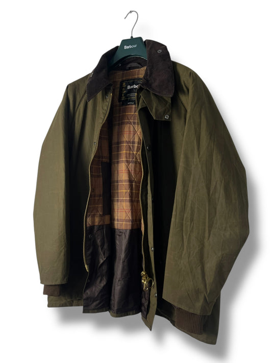 Barbour Winter Bedale Wax Jacket – XXL – Olive – Made in England