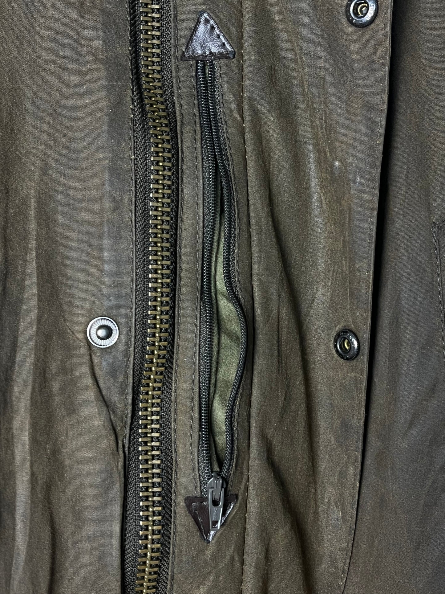 Barbour Bristol Jacket Wax Jacket – Olive – Size L
