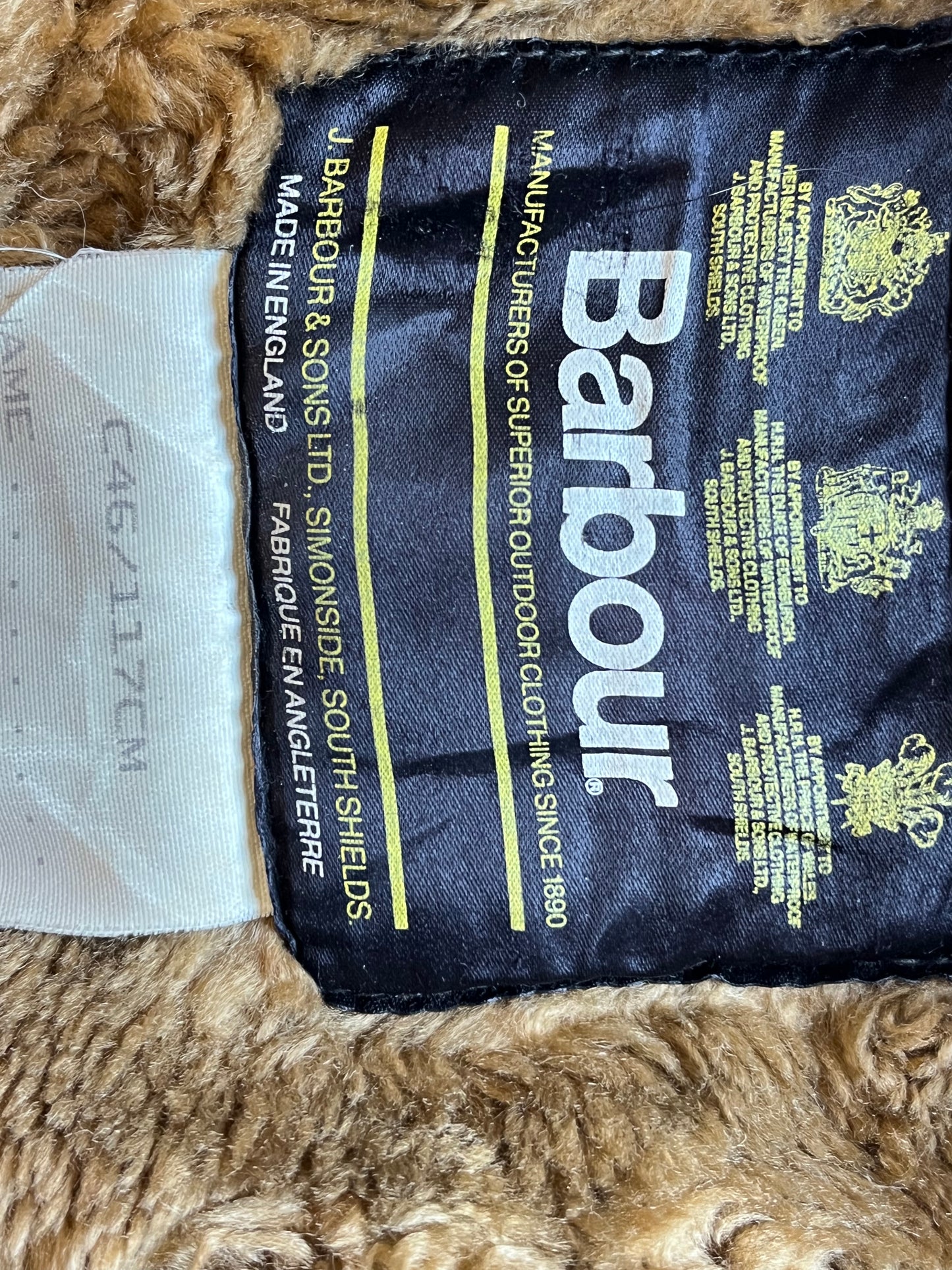 Barbour Vintage Body Warmer C46 Liner – Button Clip