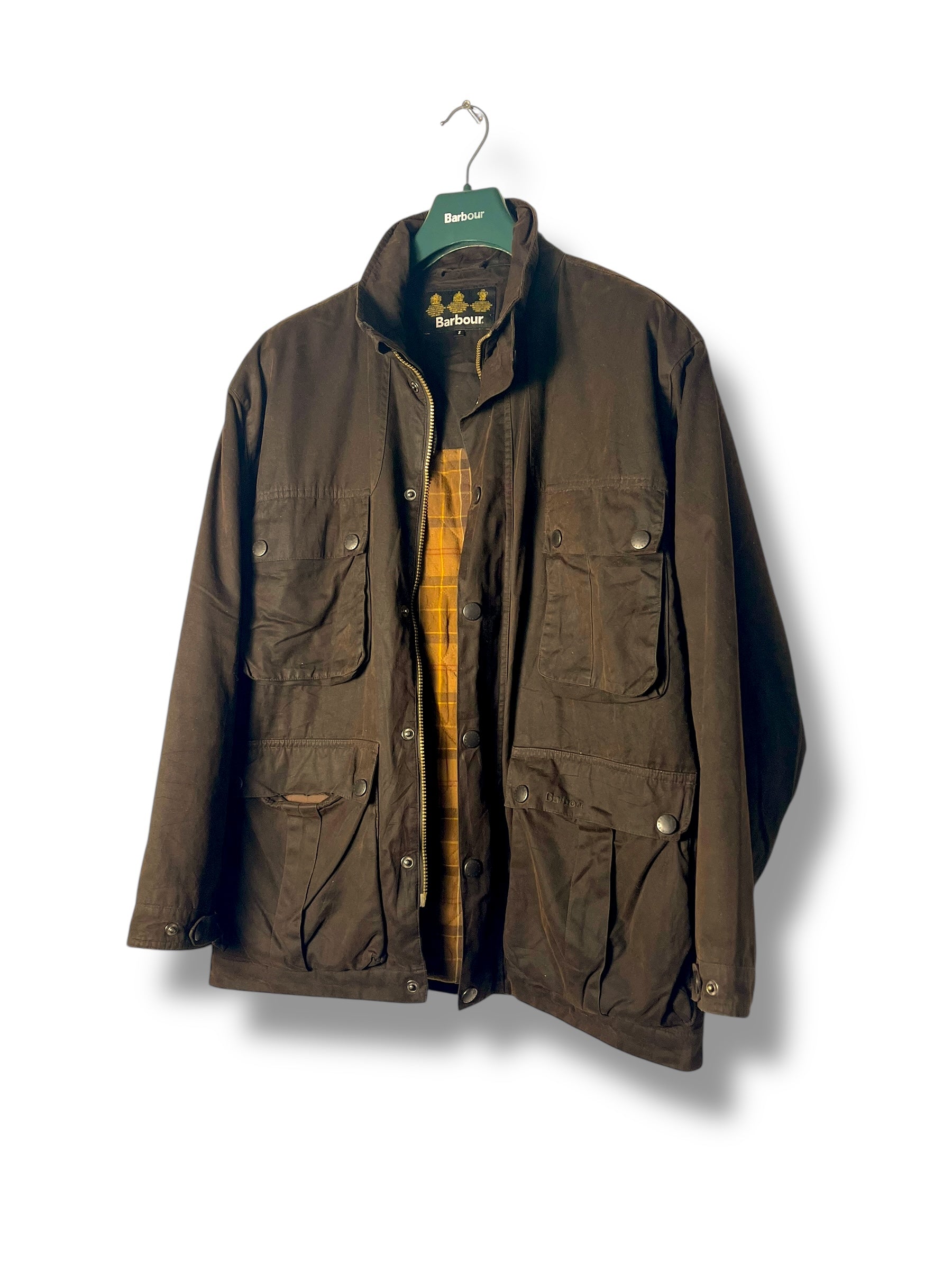 Barbour Morse Jacket T393 Vintage Dark Brown (Size S, fits like L