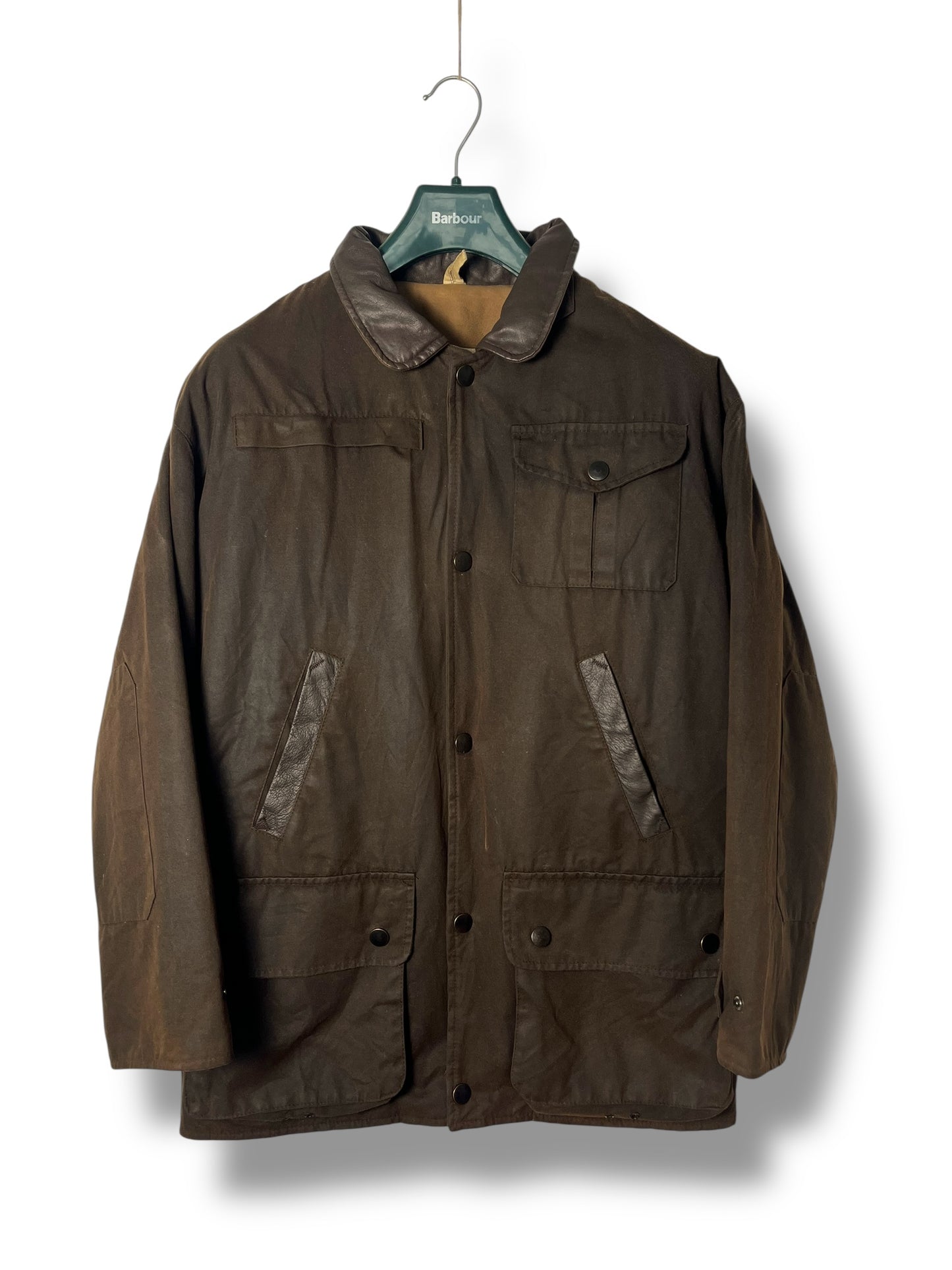 Backhouse Worker Wax Jacket Brown Heavy Waxed Cotton New Zealand