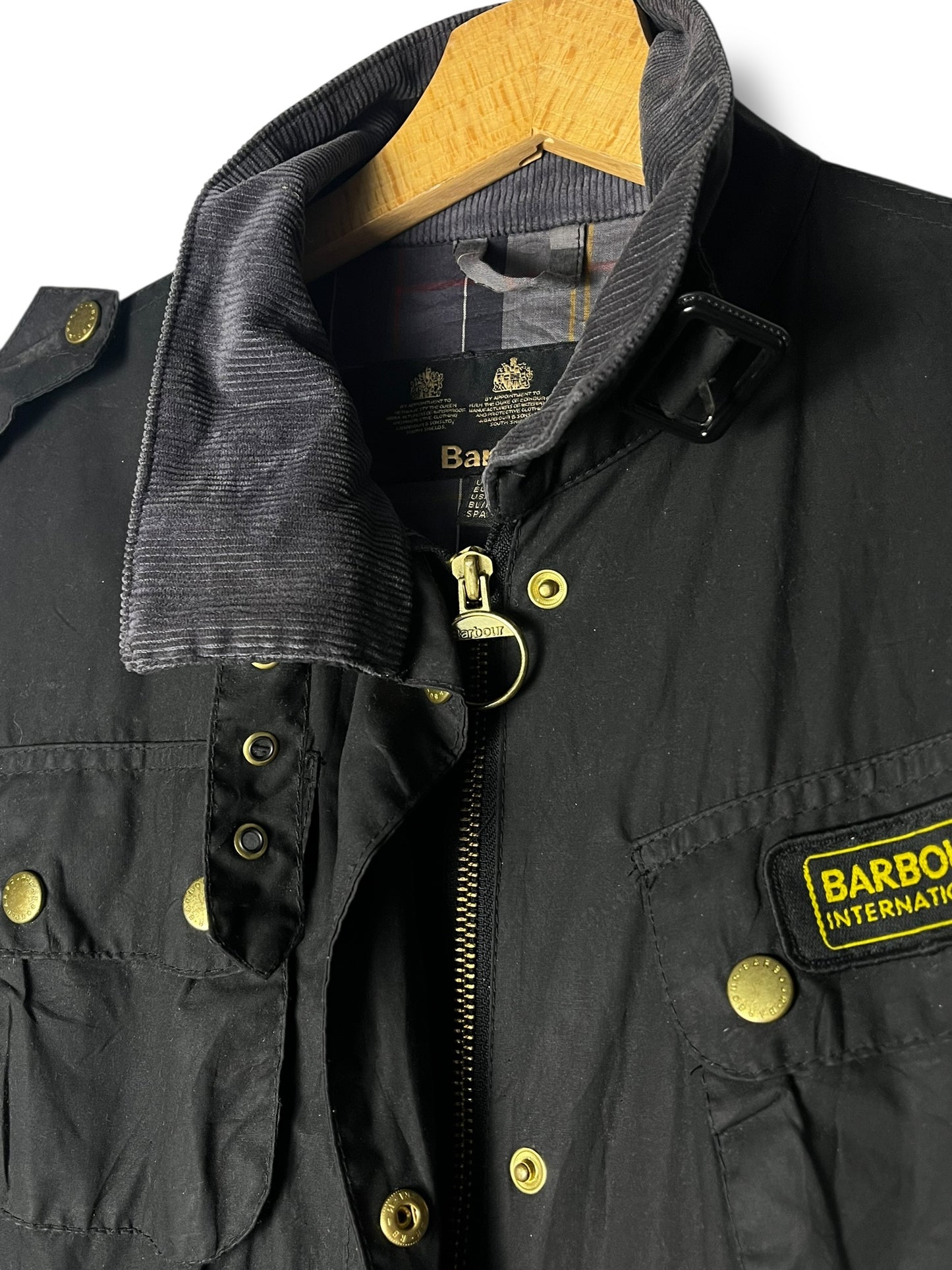 Barbour International Flyweight Jacket – Black – Size 16/XL