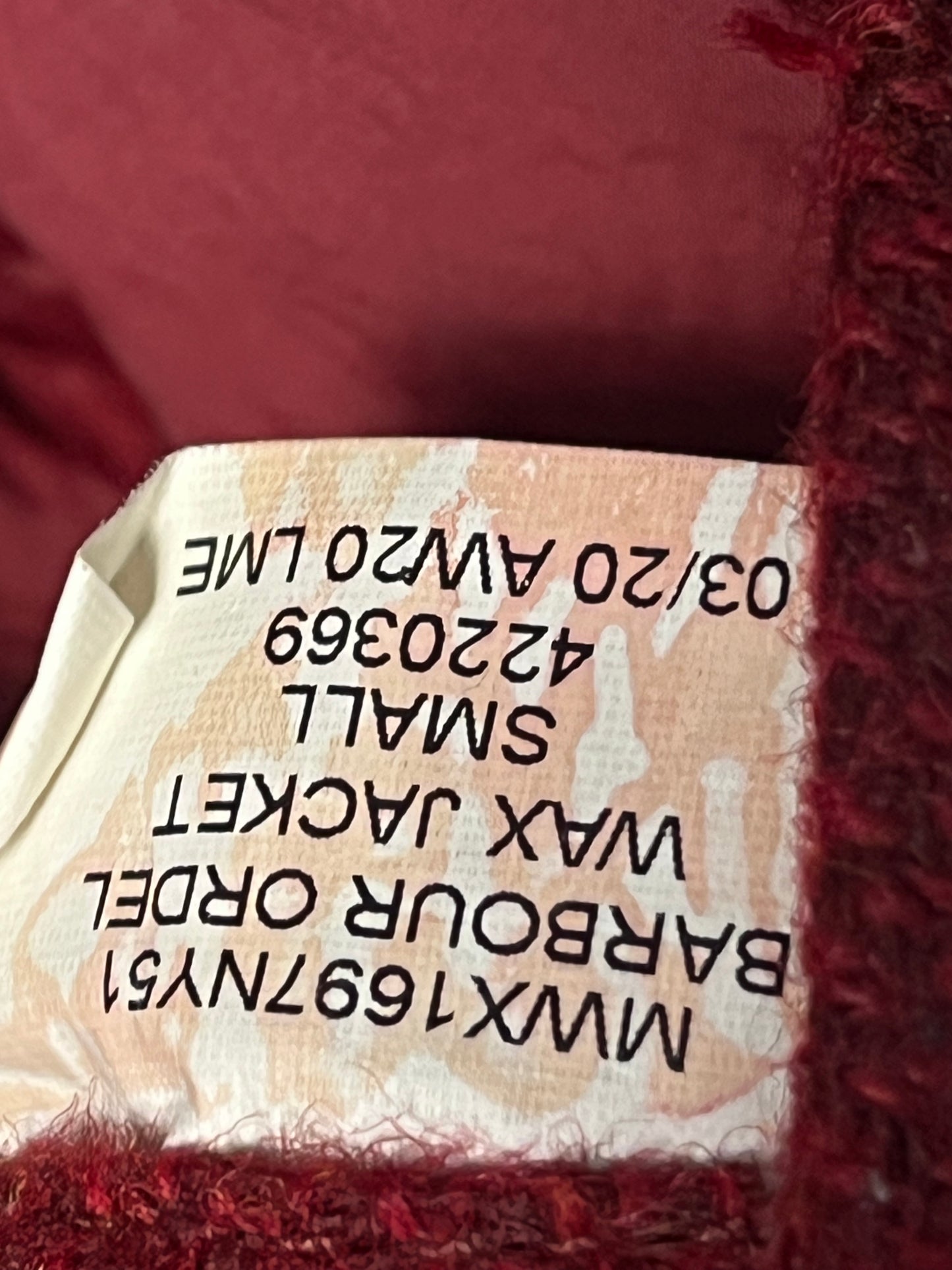 Barbour Ordel Storm Force Parka – Blue – Size S