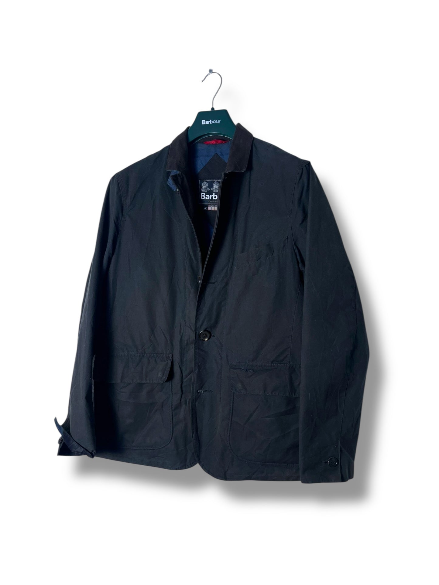 Barbour Bauley M Vintage Blu Navy Wax Blazer