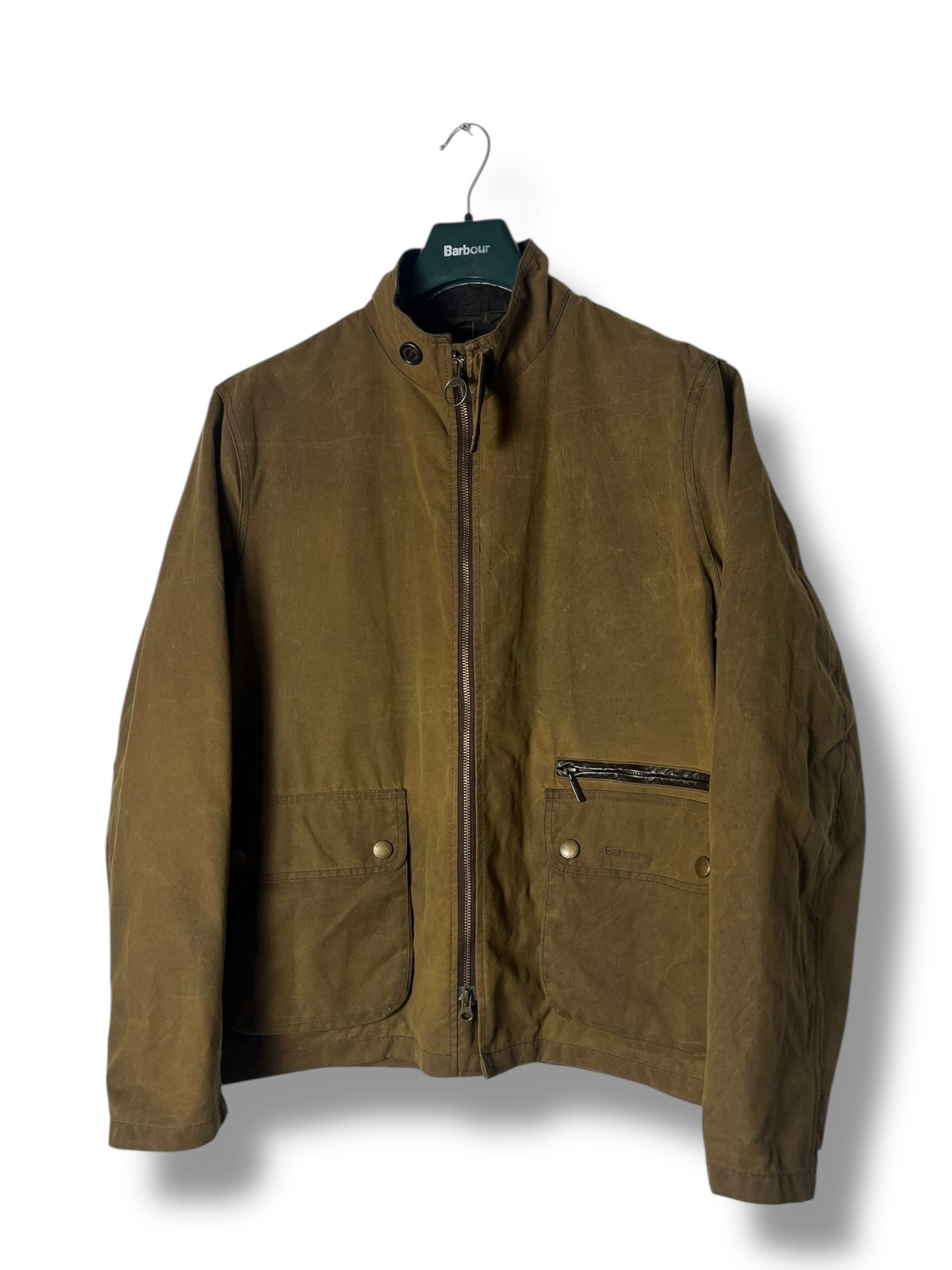 Barbour Nixol Wax Jacket – Mustard – Vintage – Fits L (Tagged XL)