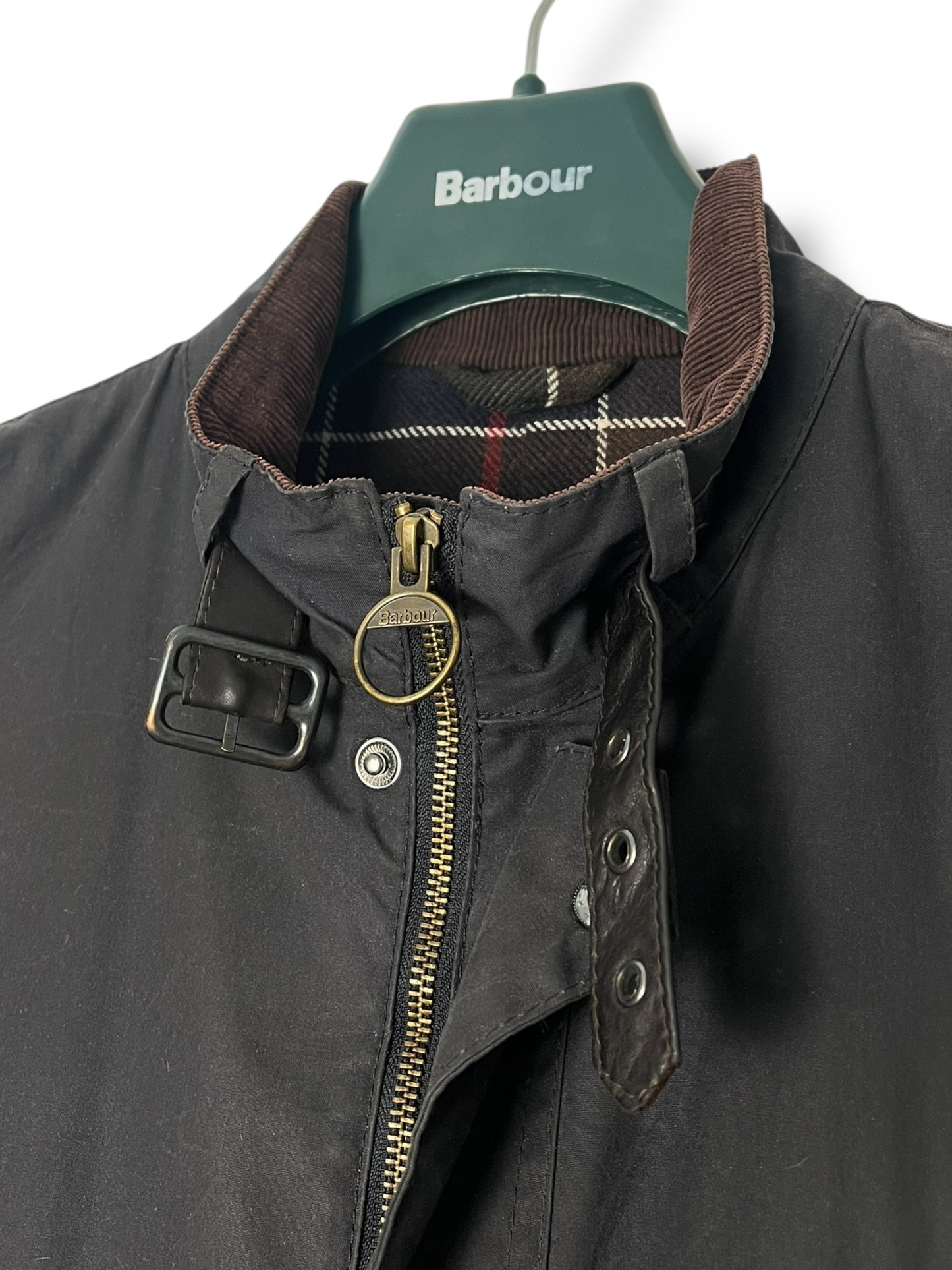 Barbour Kiltland Jacket – XL – Vintage Navy